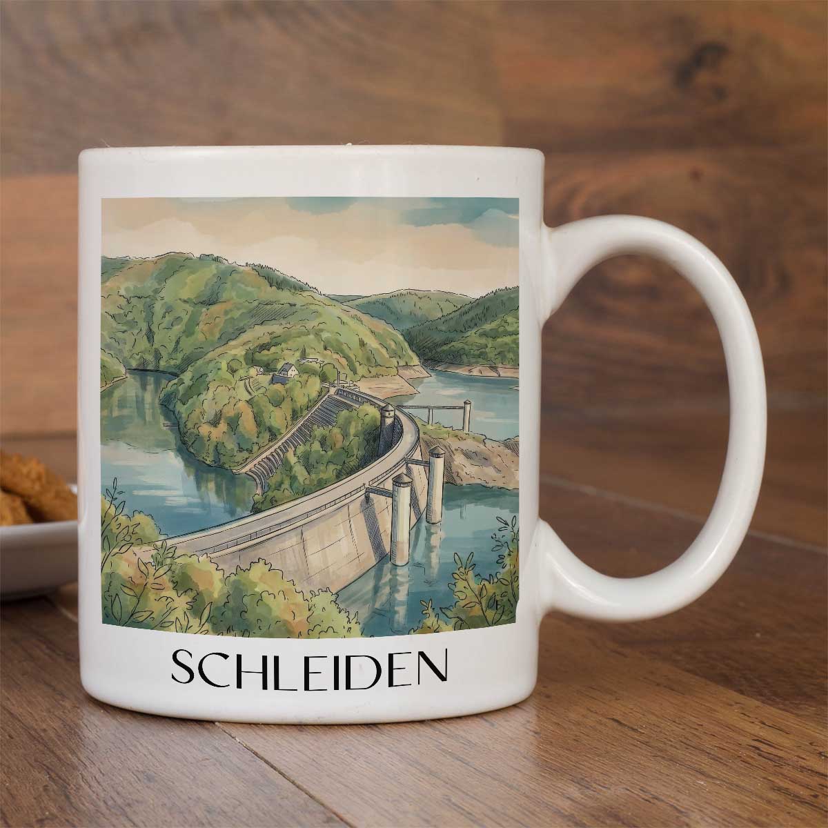 schleiden-eifel-deutschland-kaffeebecher-aquarell