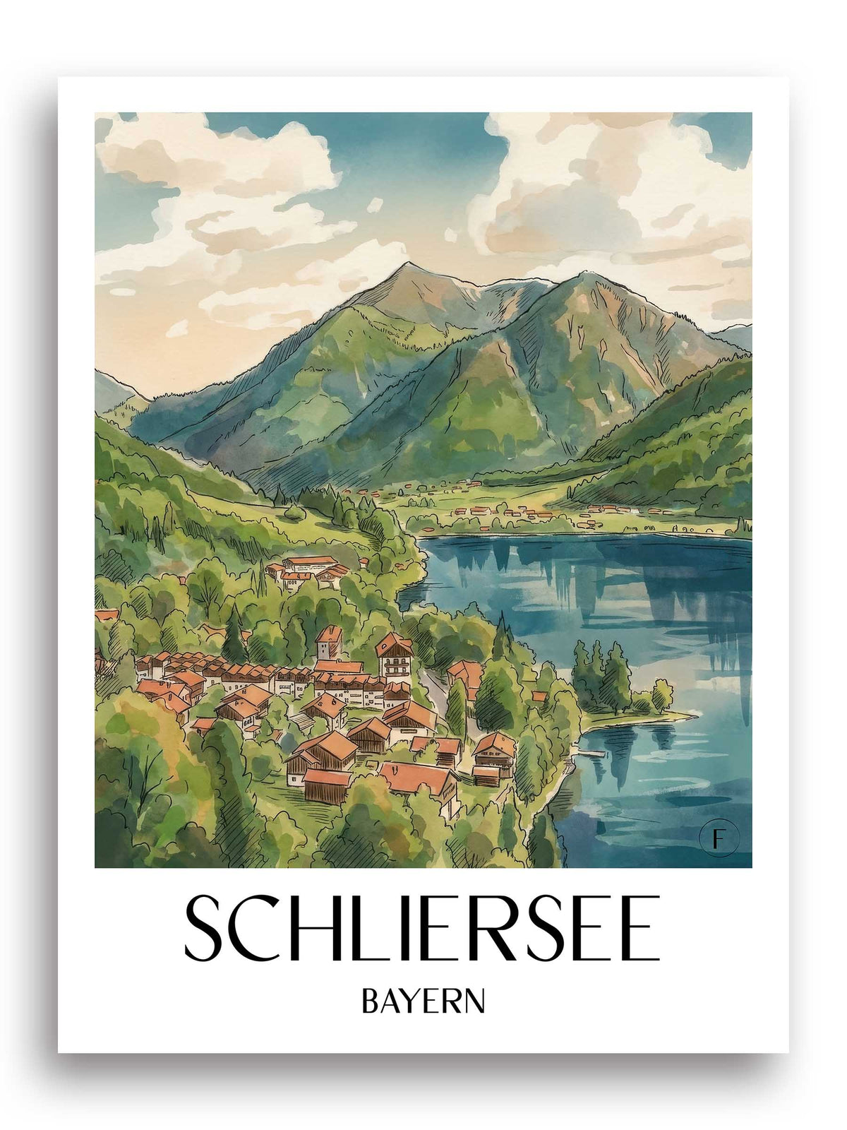 schliersee-bayern-deutschland-poster-aquarell