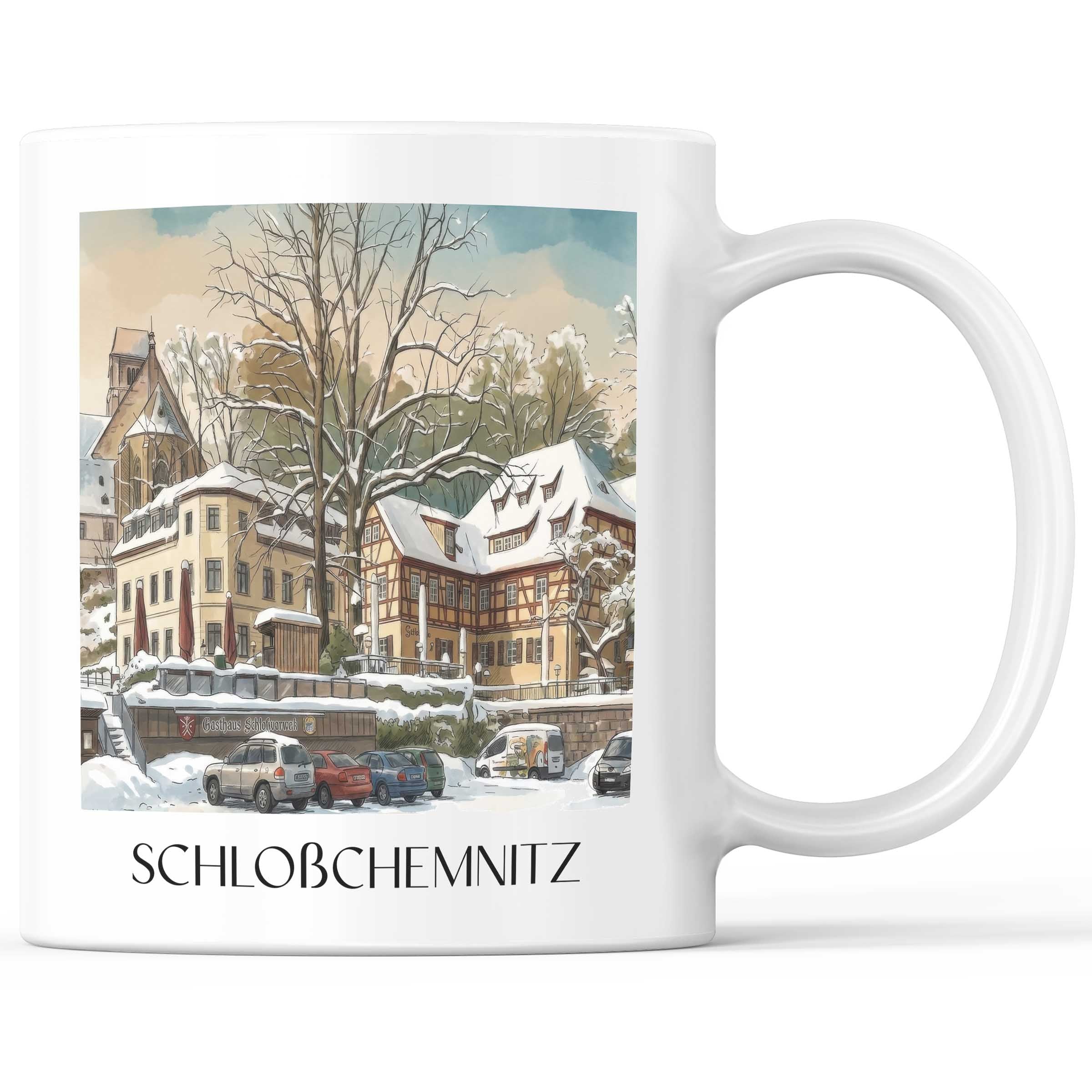 schloßchemnitz-chemnitz-deutschland-kaffeebecher-aquarell