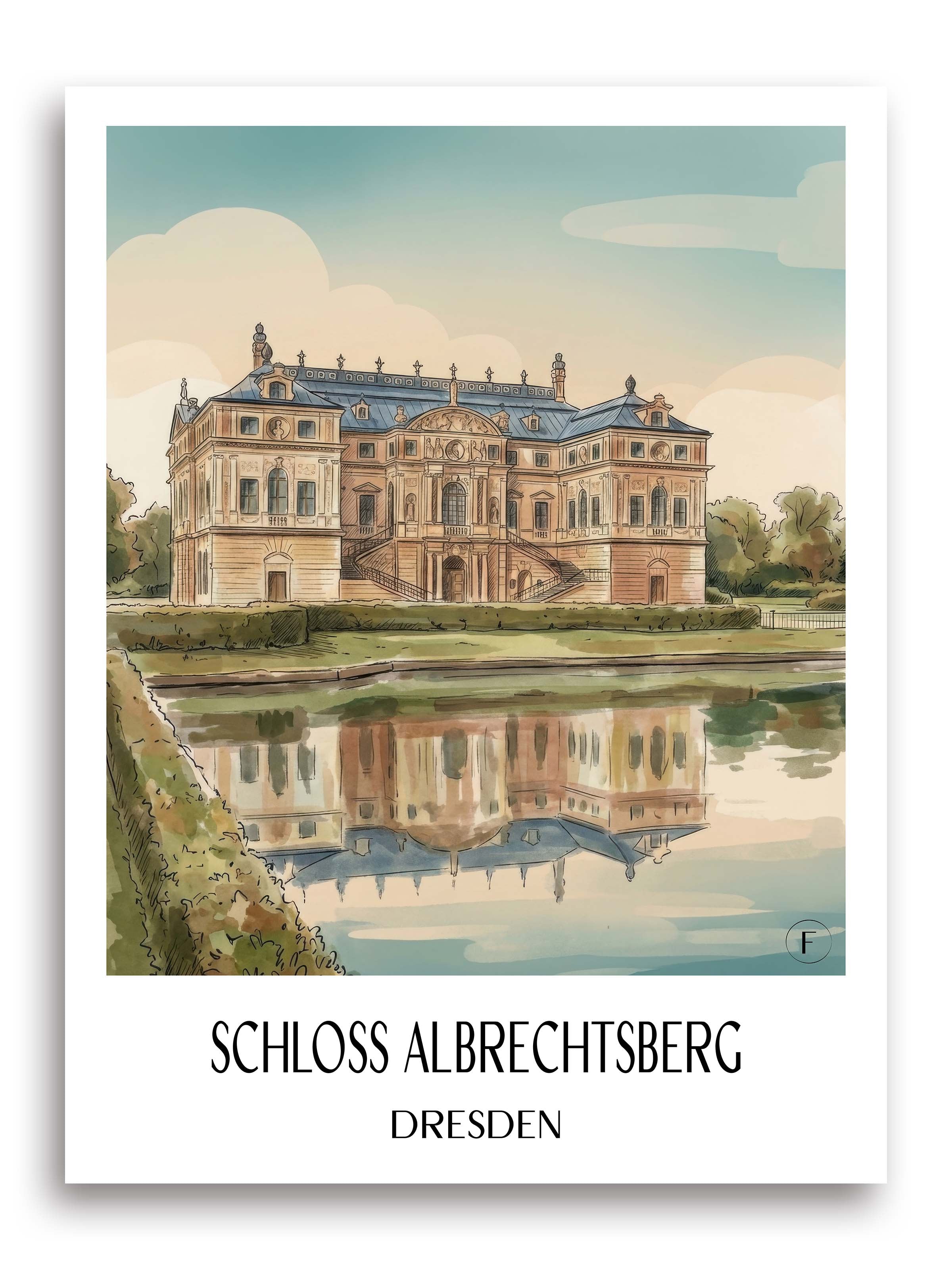 schloss-albrechtsberg-dresden-deutschland-poster-aquarell