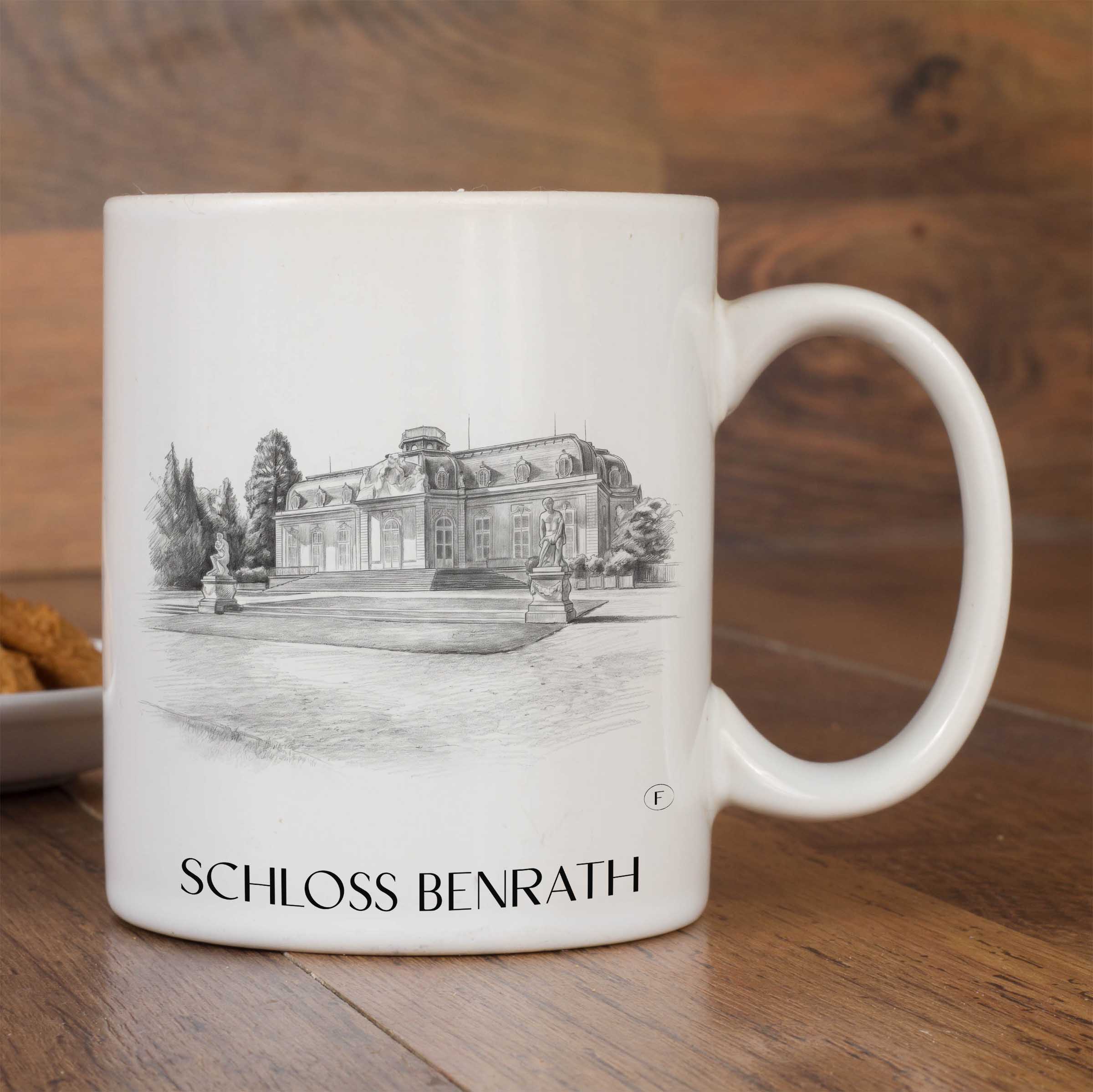 schloss-benrath-düsseldorf-deutschland-kaffeebecher-bleistift-zeichnung-drawing