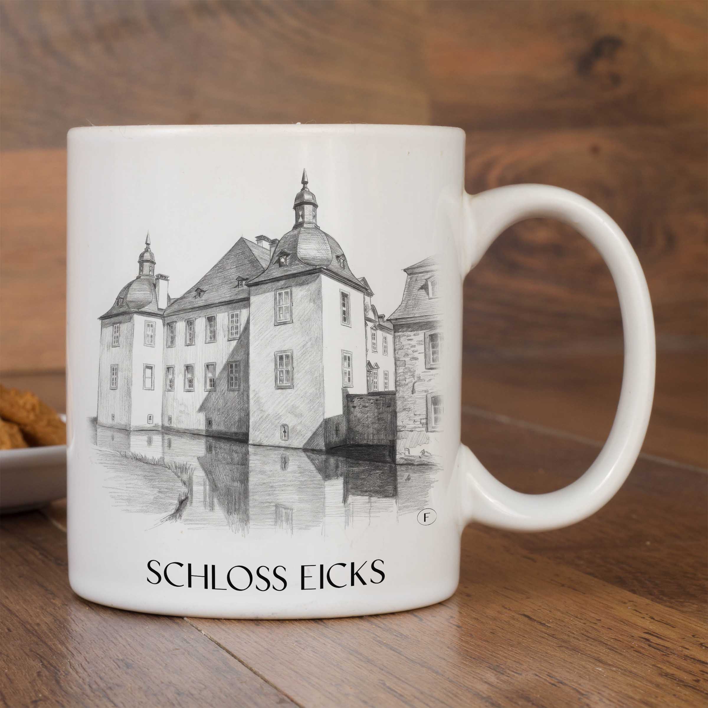 schloss-eicks-eifel-deutschland-kaffeebecher-bleistift-zeichnung-drawing