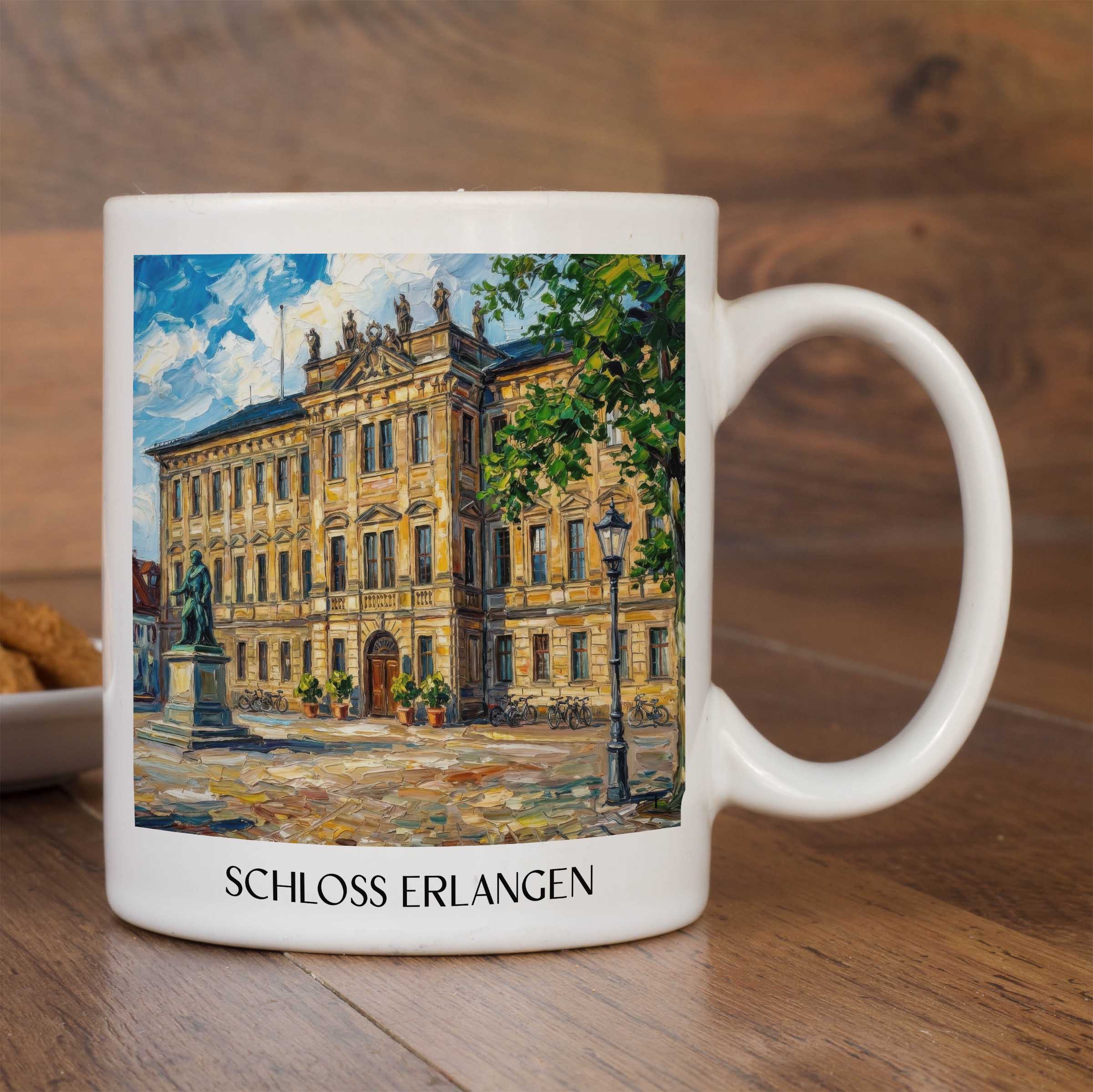 schloss-erlangen-bayern-deutschland-kaffeebecher-oil-painting-oelgemaelde