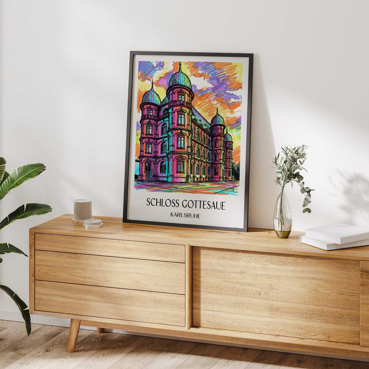 schloss-gottesaue-karlsruhe-deutschland-poster-graffiti