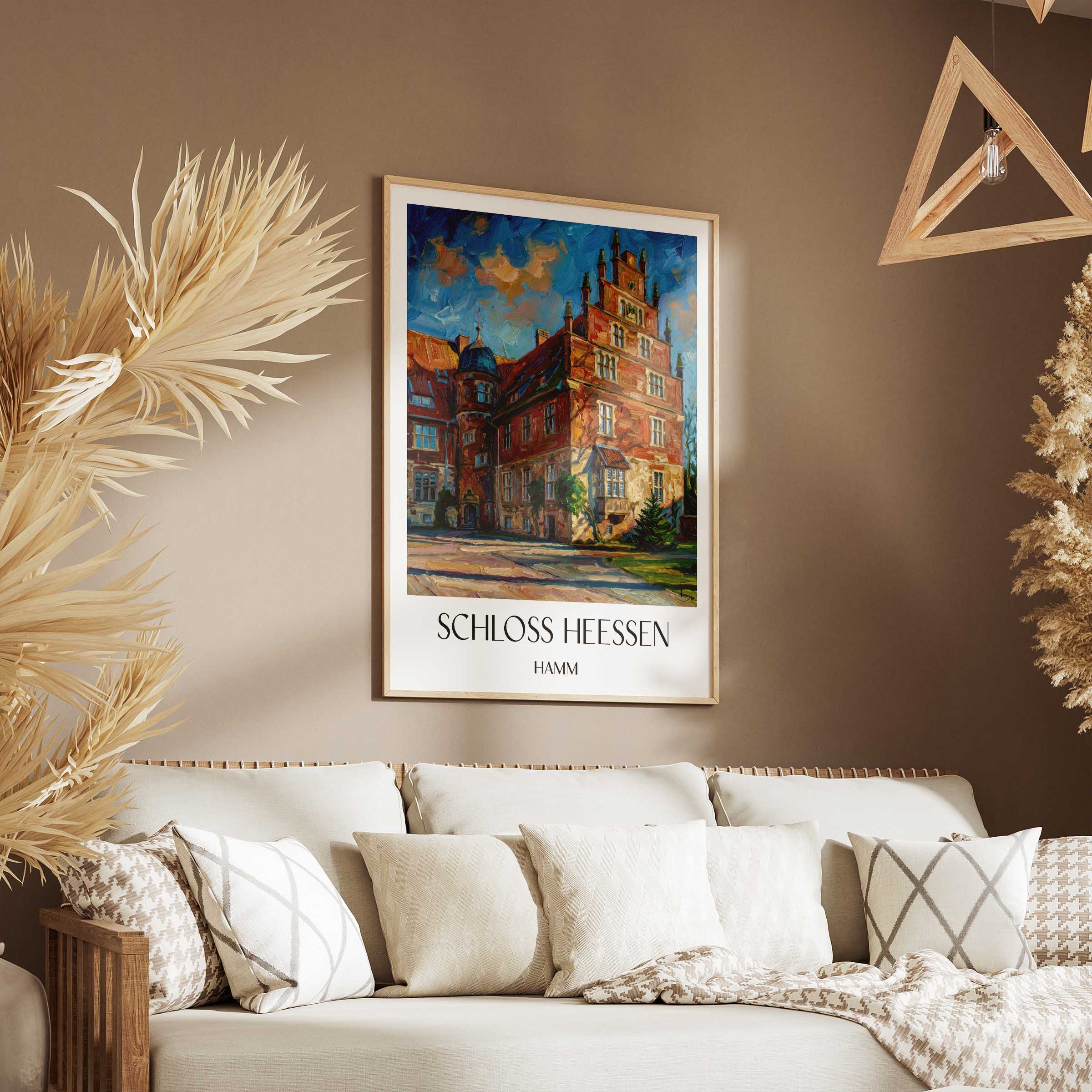 schloss-heessen-hamm-deutschland-poster-oil-painting-oelgemaelde