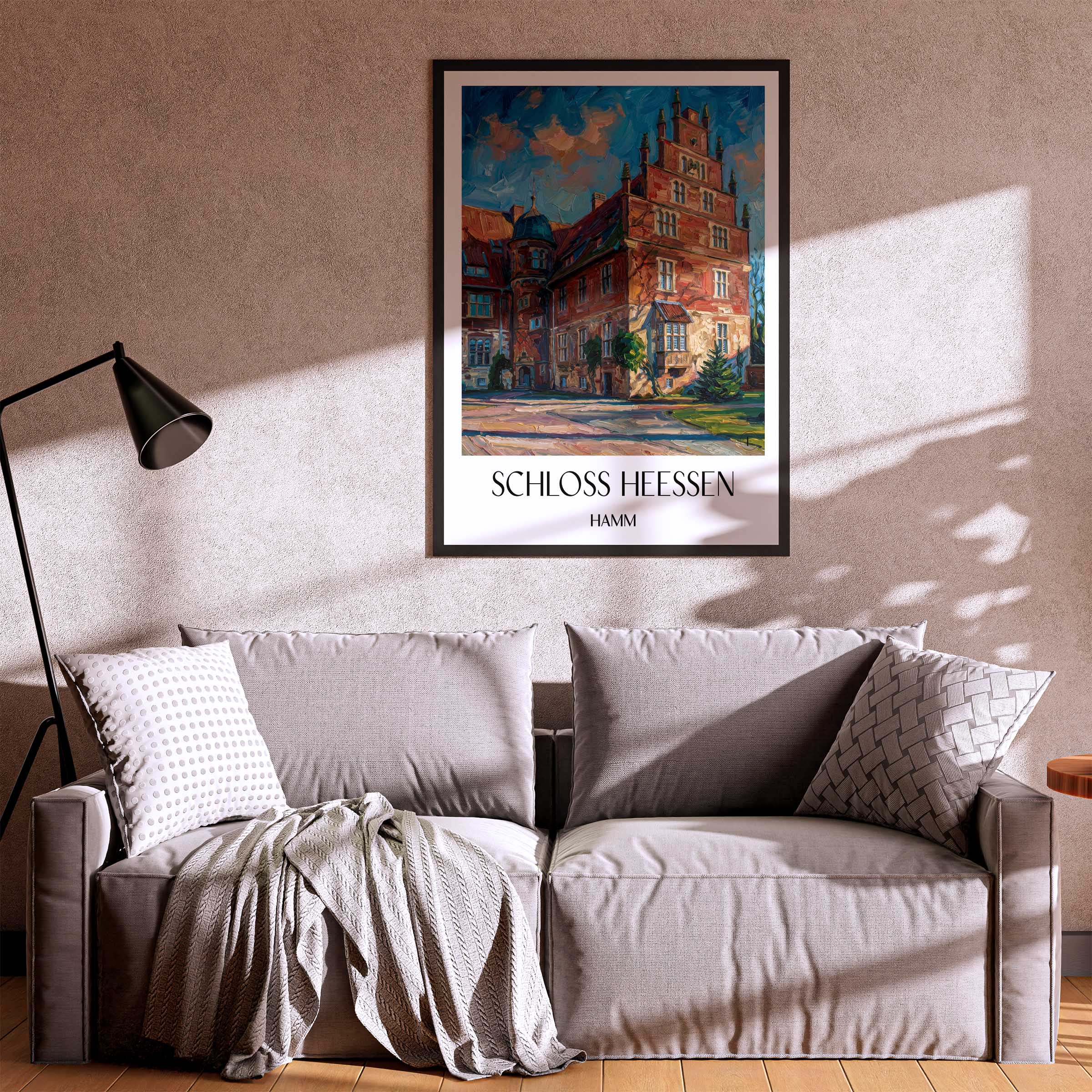 schloss-heessen-hamm-deutschland-poster-oil-painting-oelgemaelde