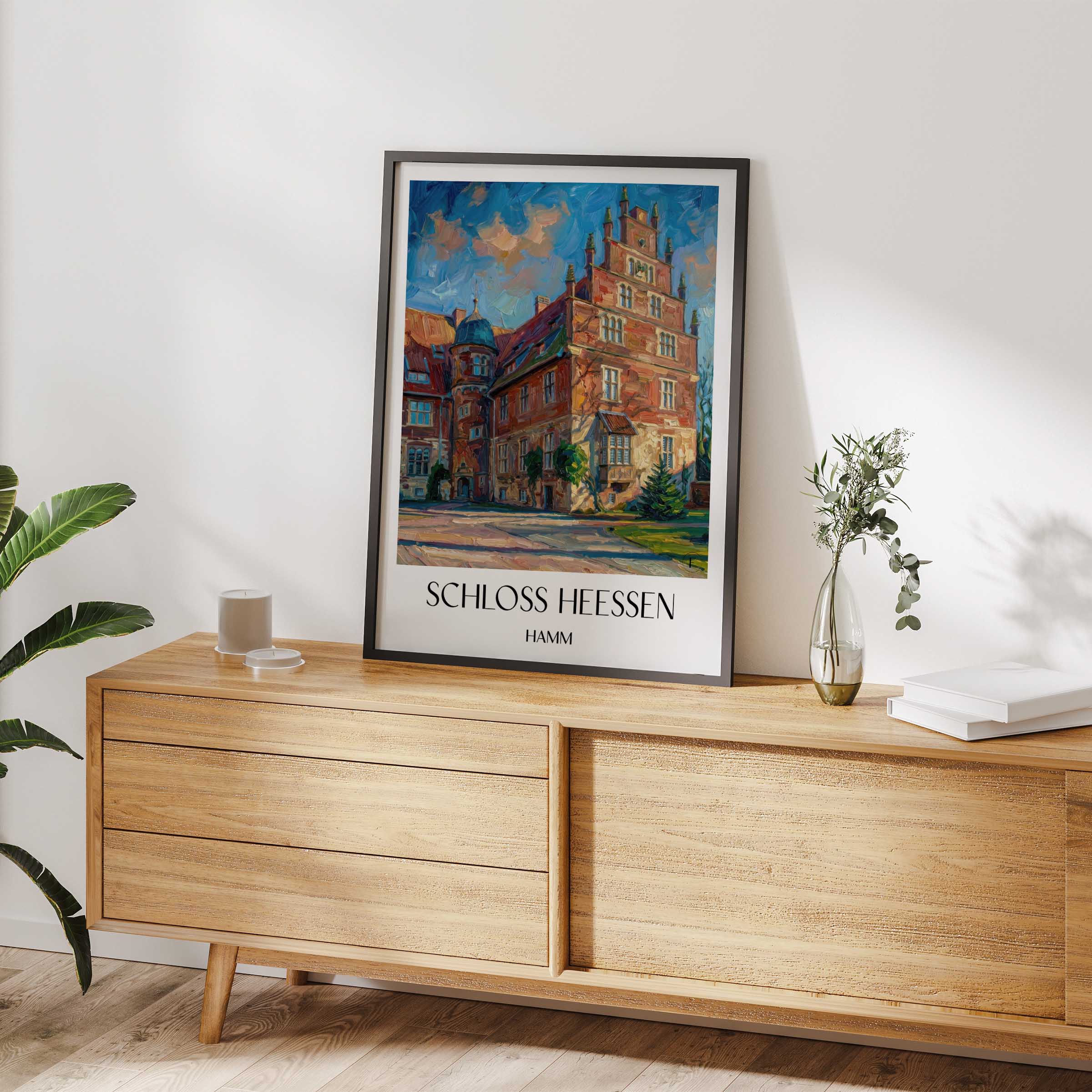 schloss-heessen-hamm-deutschland-poster-oil-painting-oelgemaelde