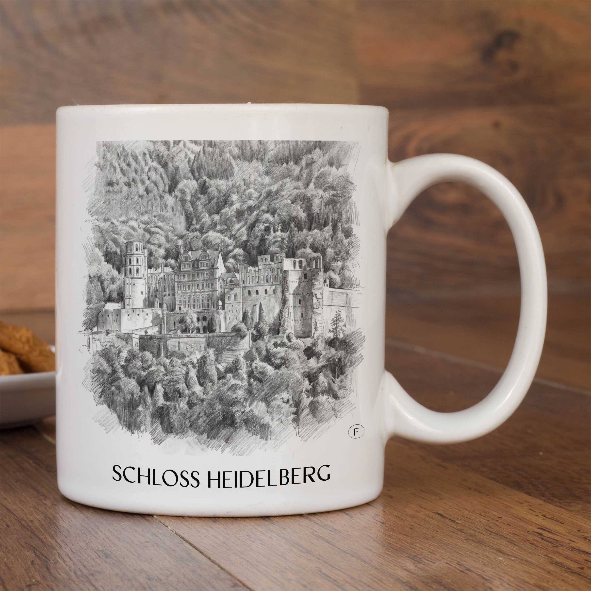 schloss-heidelberg-baden-württemberg-deutschland-kaffeebecher-bleistift-zeichnung-drawing