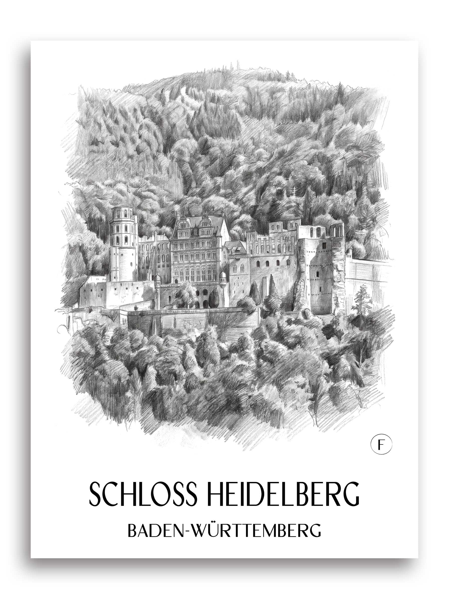 schloss-heidelberg-baden-württemberg-deutschland-poster-bleistift-zeichnung-drawing