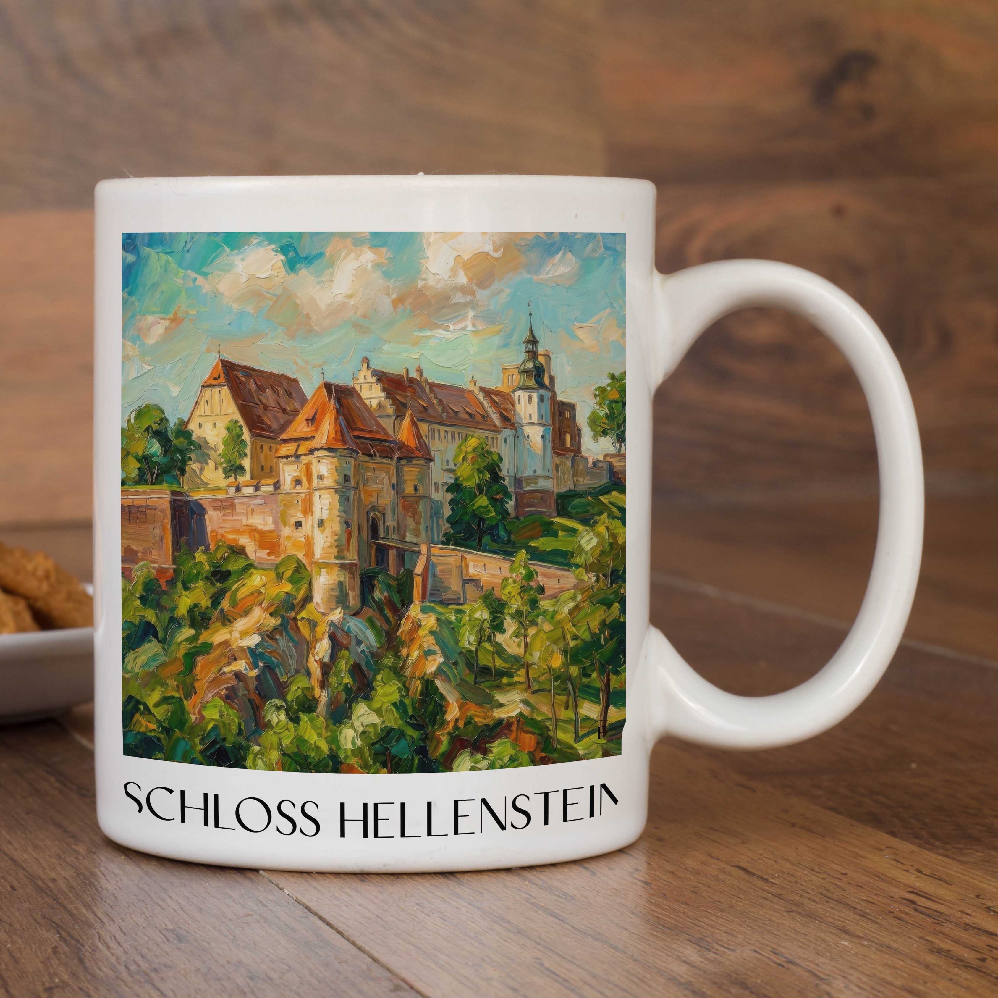 schloss-hellenstein-heidenheim-deutschland-kaffeebecher-oil-painting-oelgemaelde