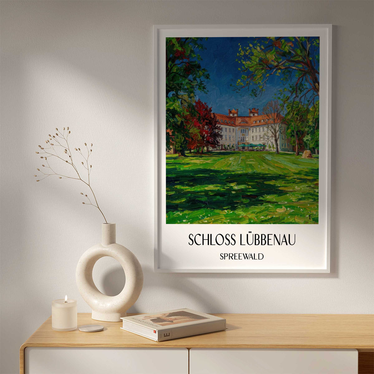 schloss-lübbenau-spreewald-deutschland-poster-oil-painting-oelgemaelde