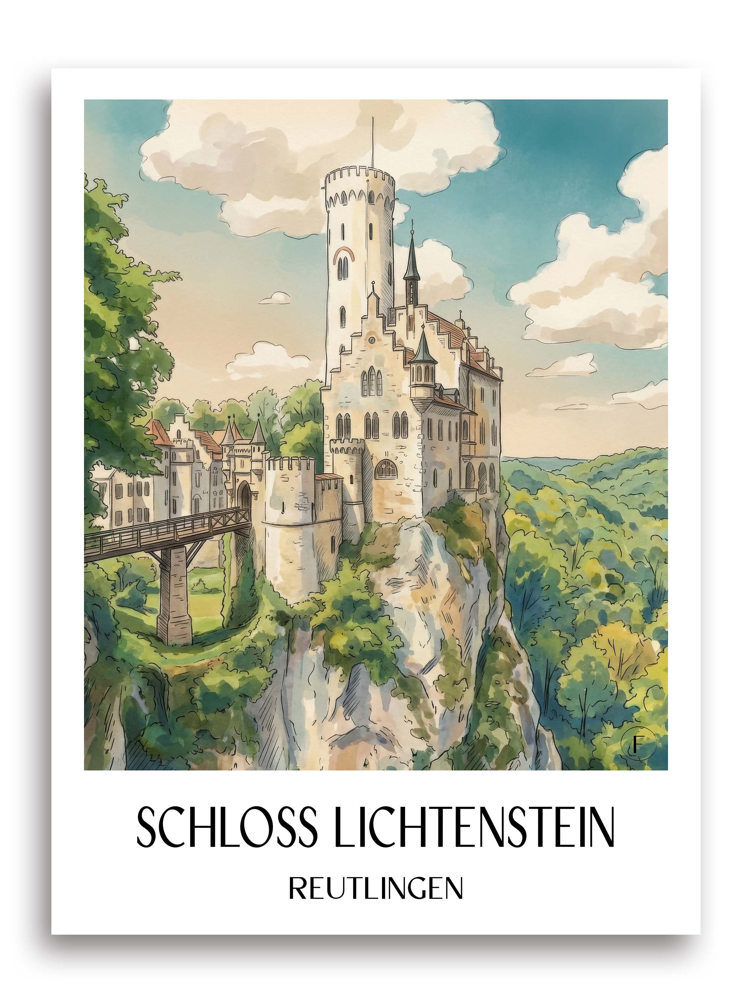 schloss-lichtenstein-reutlingen-deutschland-poster-aquarell