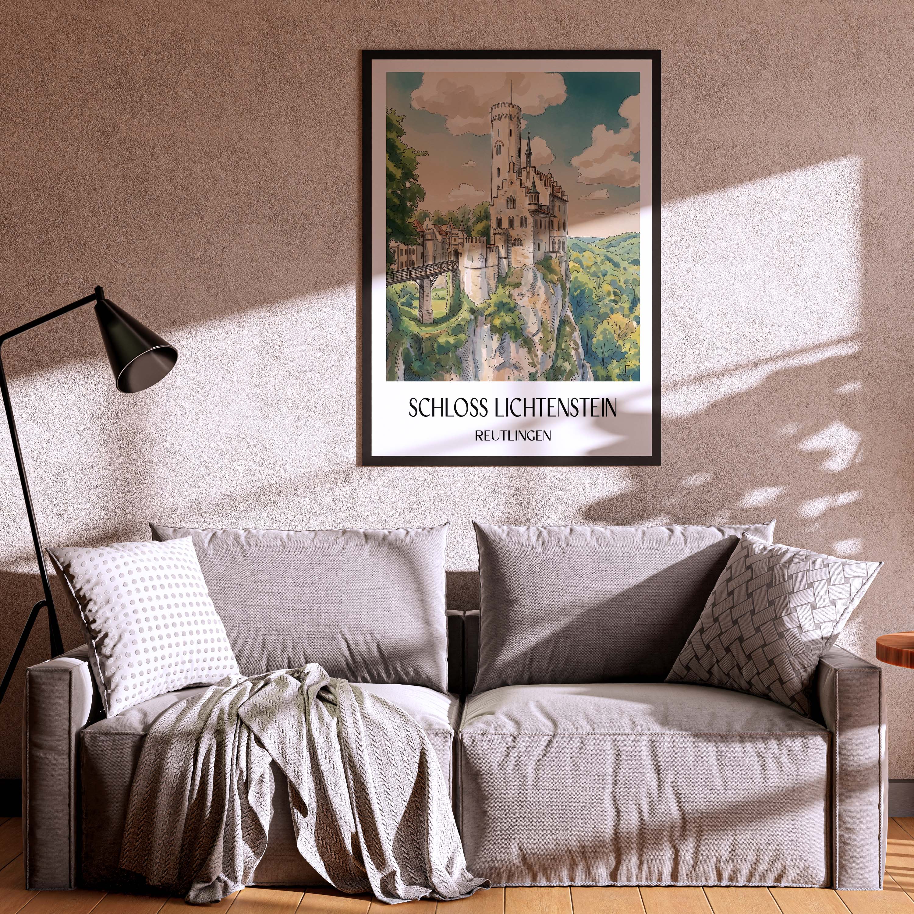 schloss-lichtenstein-reutlingen-deutschland-poster-aquarell