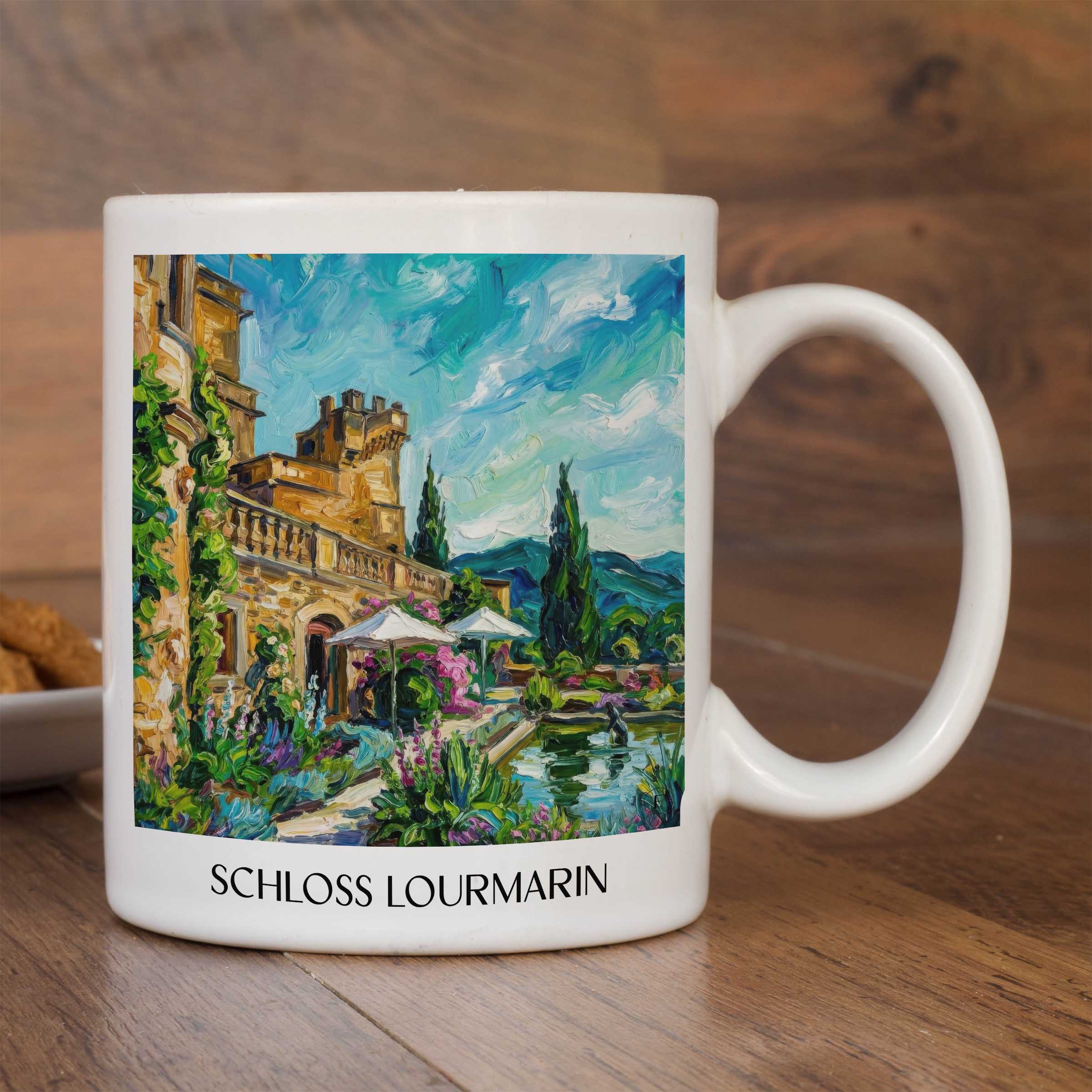 schloss-lourmarin-provence-frankreich-kaffeebecher-oil-painting-oelgemaelde