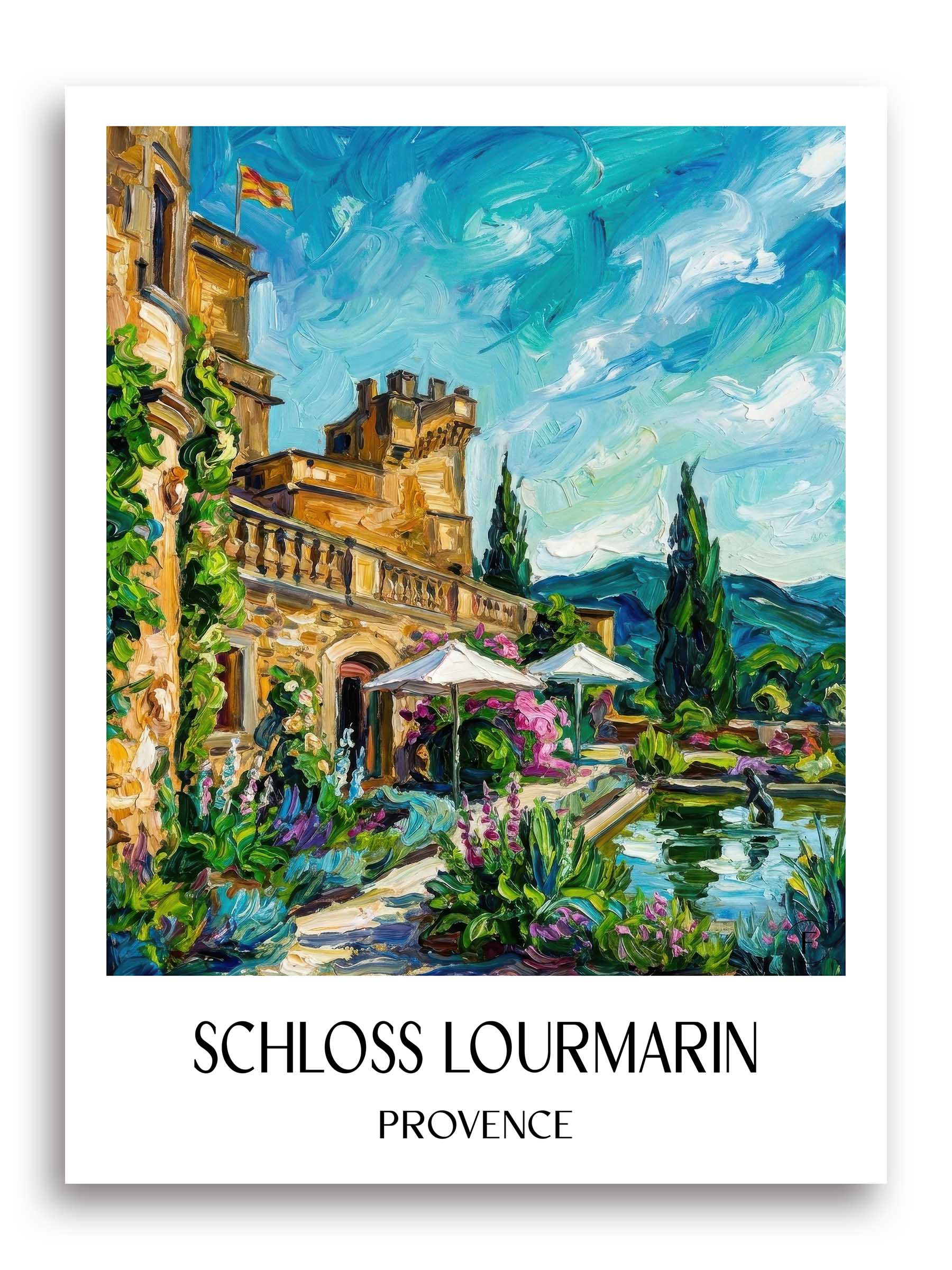 schloss-lourmarin-provence-frankreich-poster-oil-painting-oelgemaelde