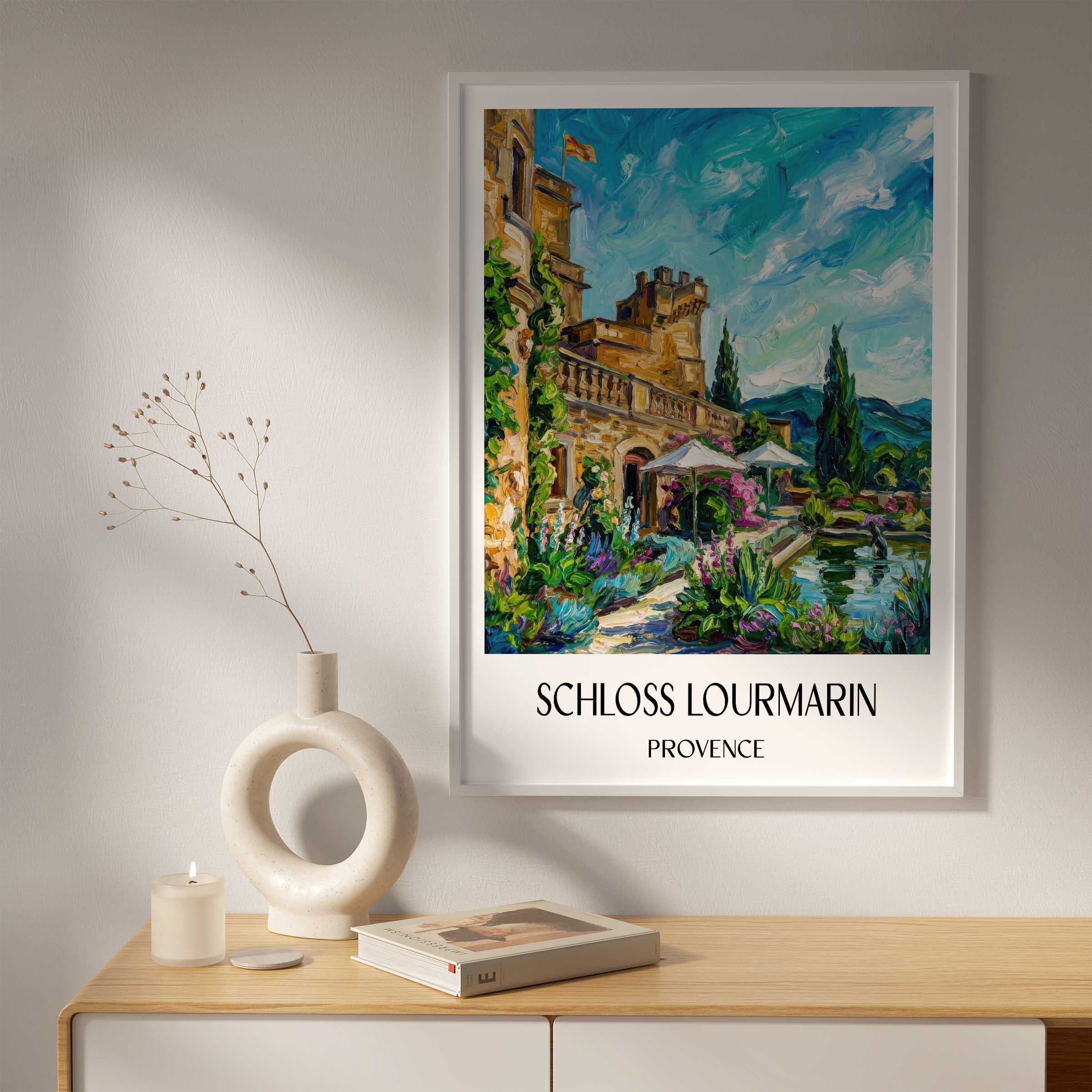 schloss-lourmarin-provence-frankreich-poster-oil-painting-oelgemaelde