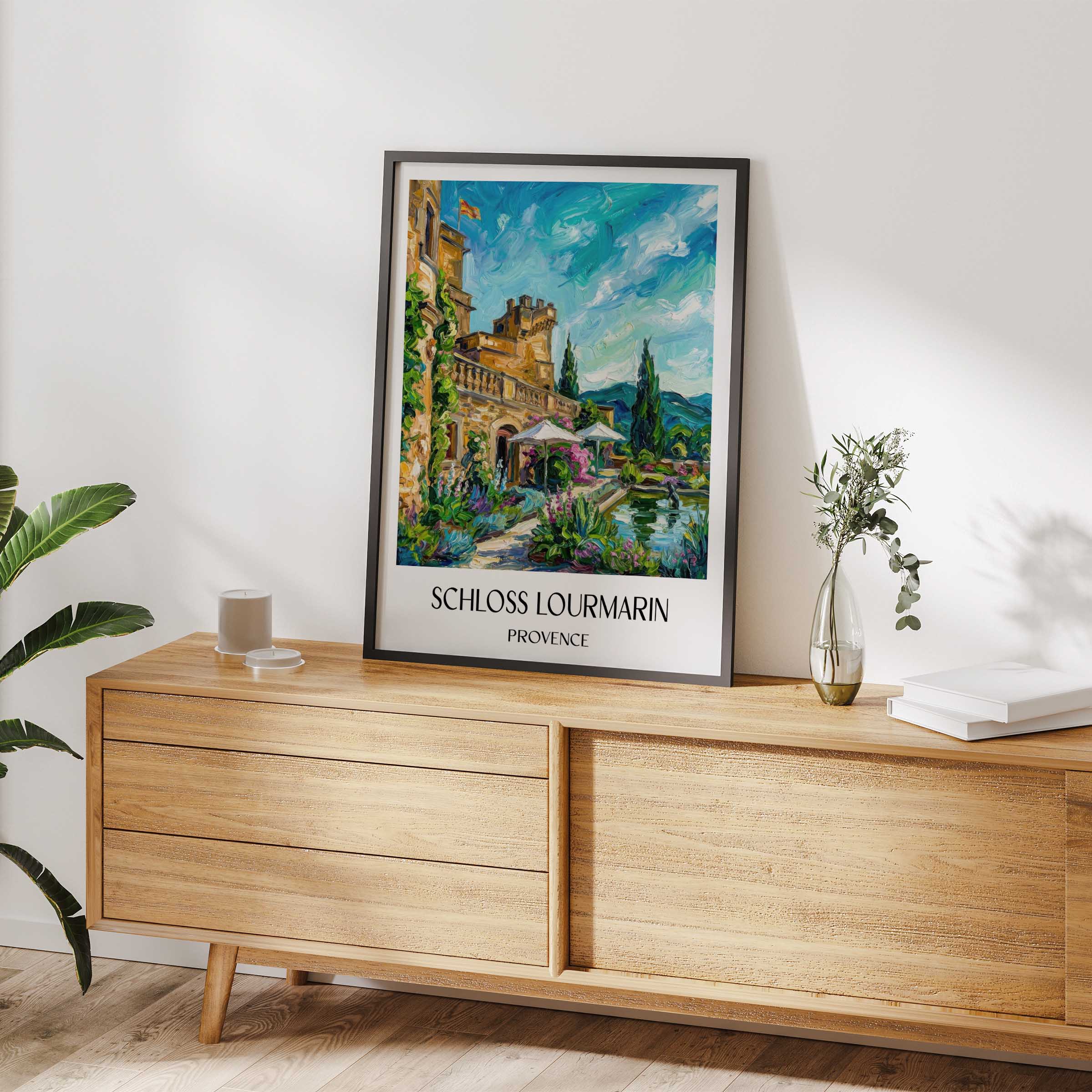 schloss-lourmarin-provence-frankreich-poster-oil-painting-oelgemaelde