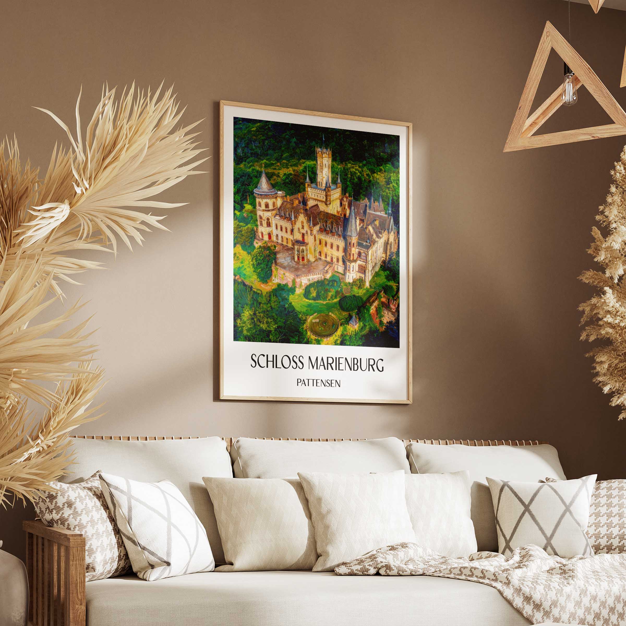schloss-marienburg-pattensen-deutschland-poster-oil-painting-oelgemaelde