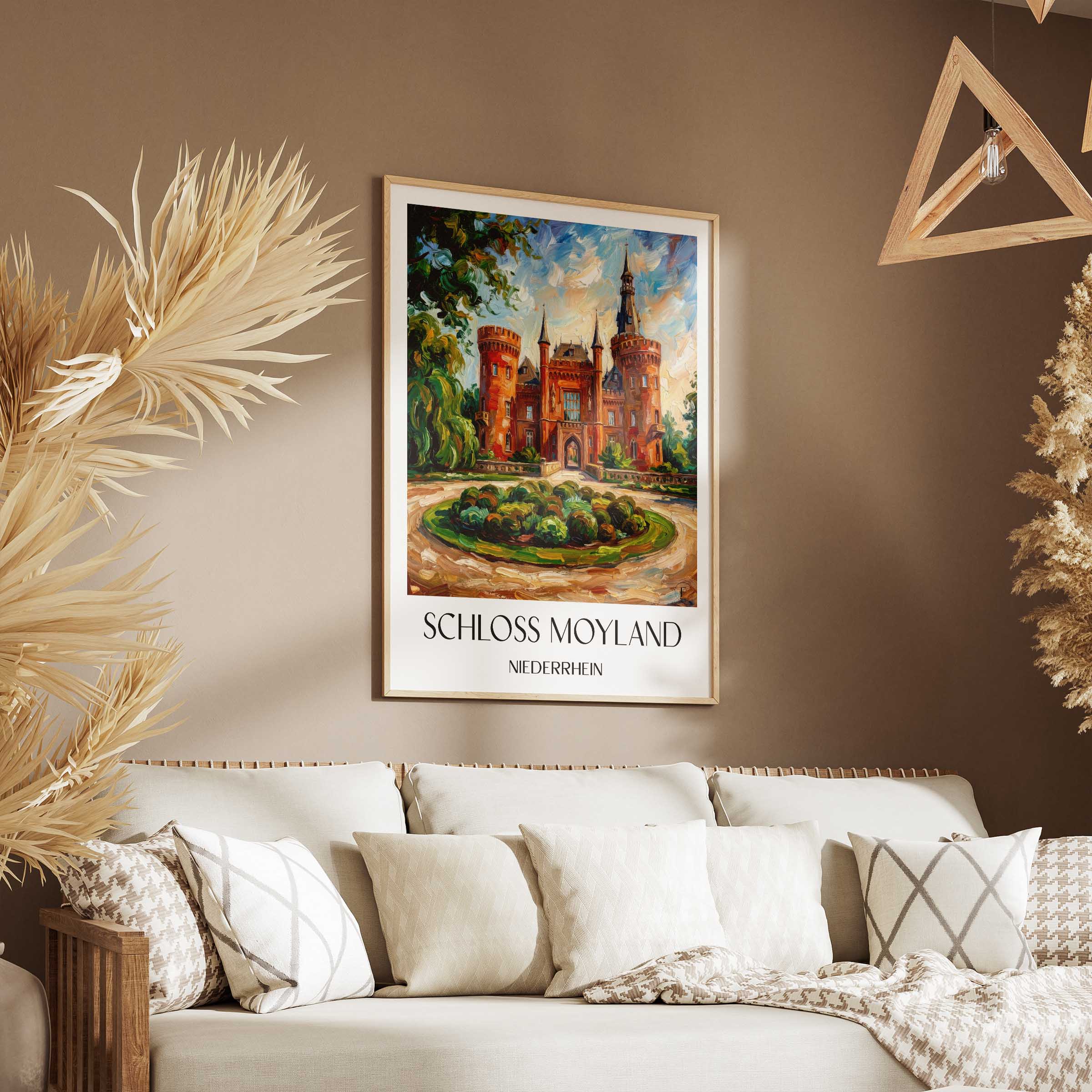 schloss-moyland-niederrhein-deutschland-poster-oil-painting-oelgemaelde
