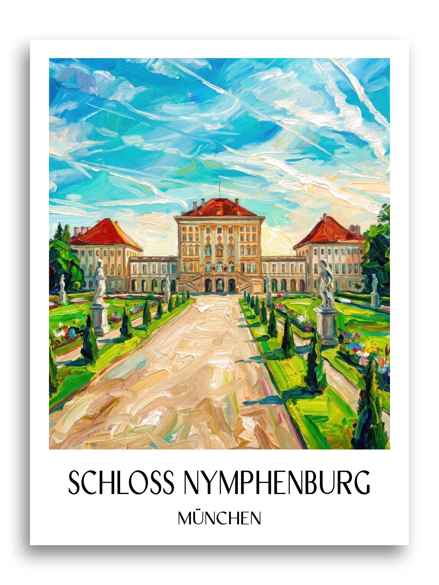 schloss-nymphenburg-münchen-deutschland-poster-oil-painting-oelgemaelde