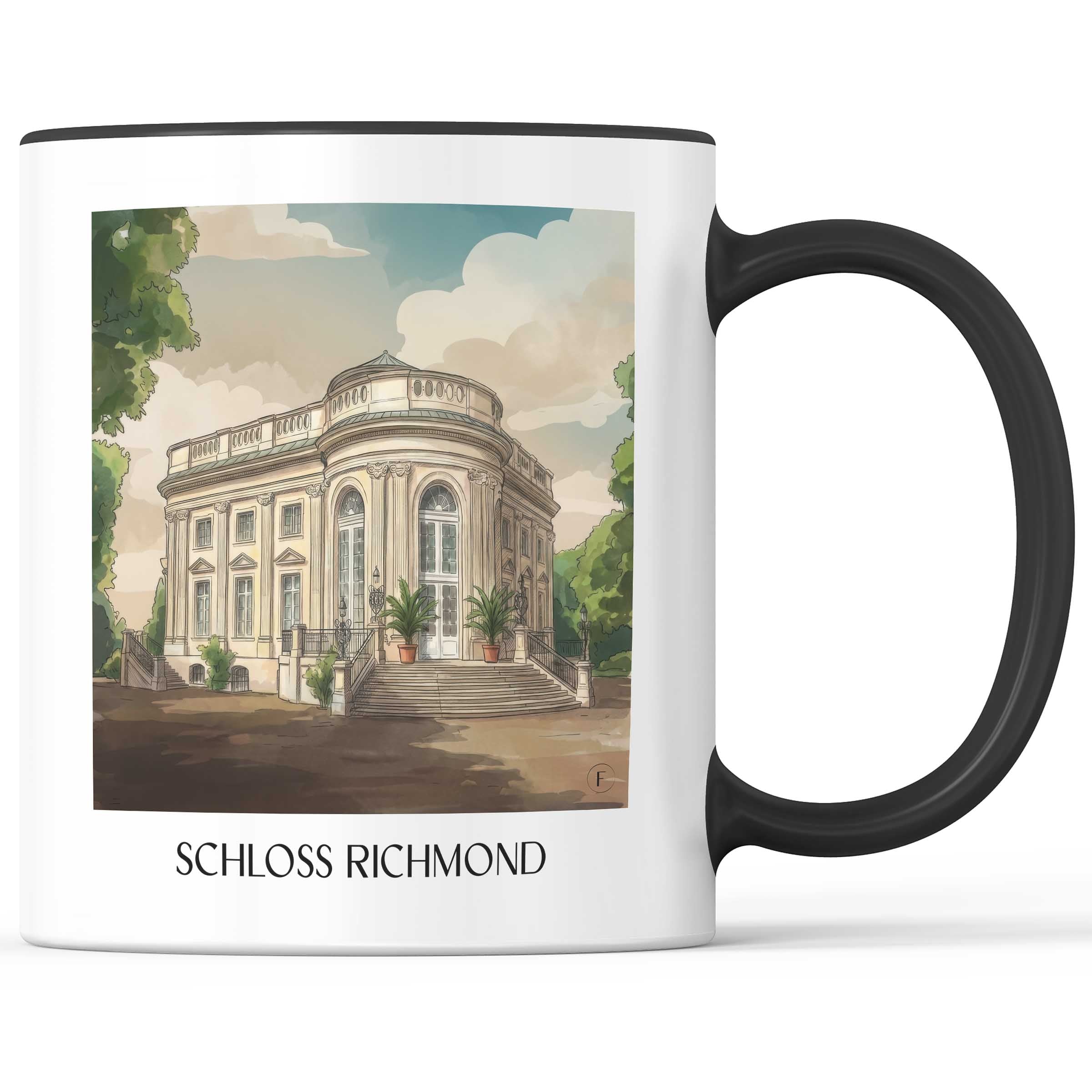 schloss-richmond-braunschweig-deutschland-kaffeebecher-aquarell