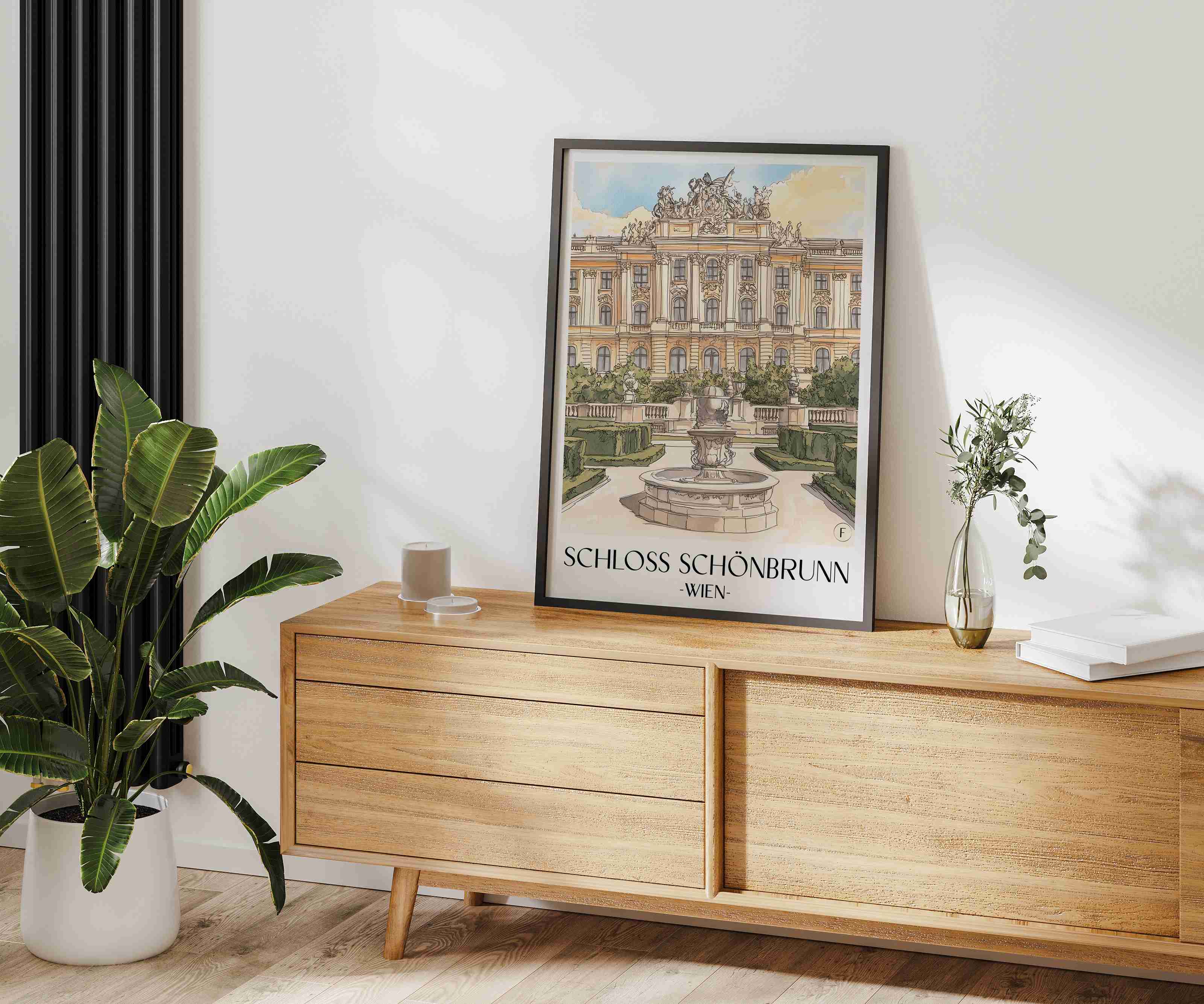 schloss-schönbrunn-wien-österreich-poster-aquarell