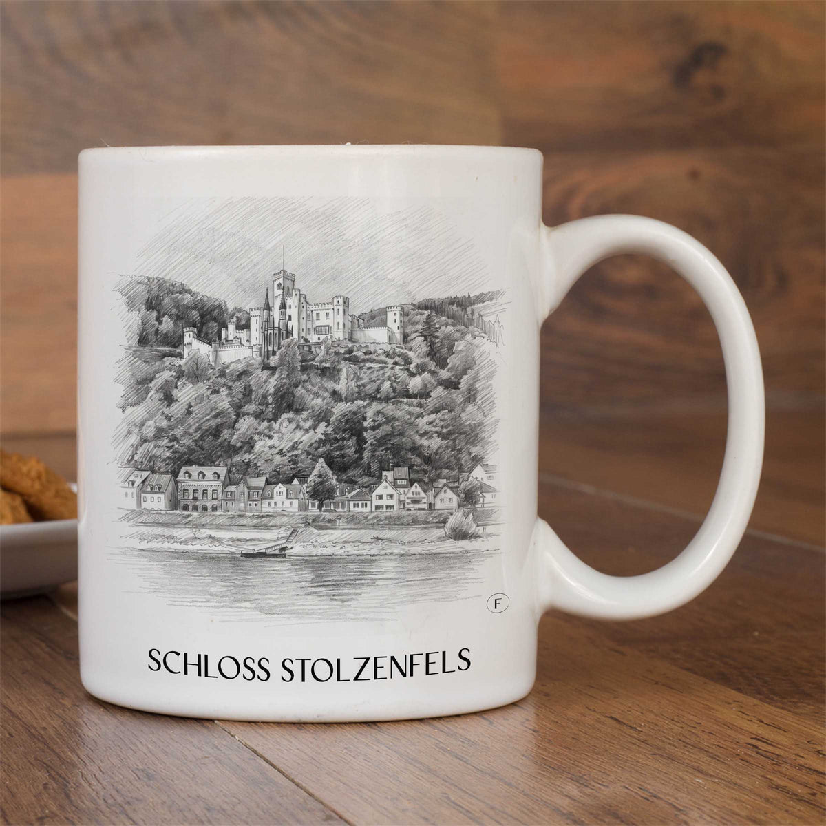 schloss-stolzenfels-koblenz-deutschland-kaffeebecher-bleistift-zeichnung-drawing