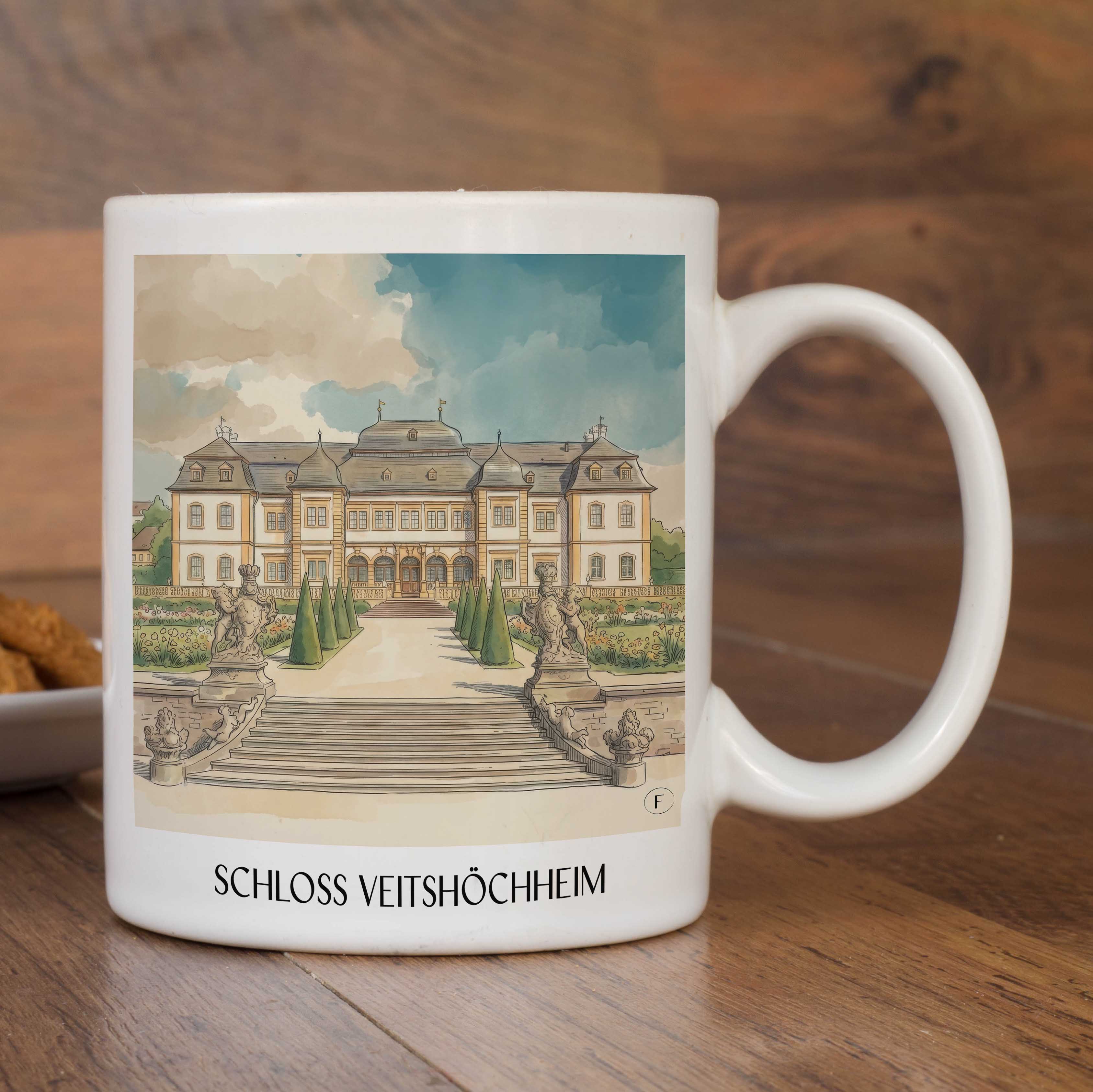 schloss-veitshöchheim-würzburg-deutschland-kaffeebecher-aquarell