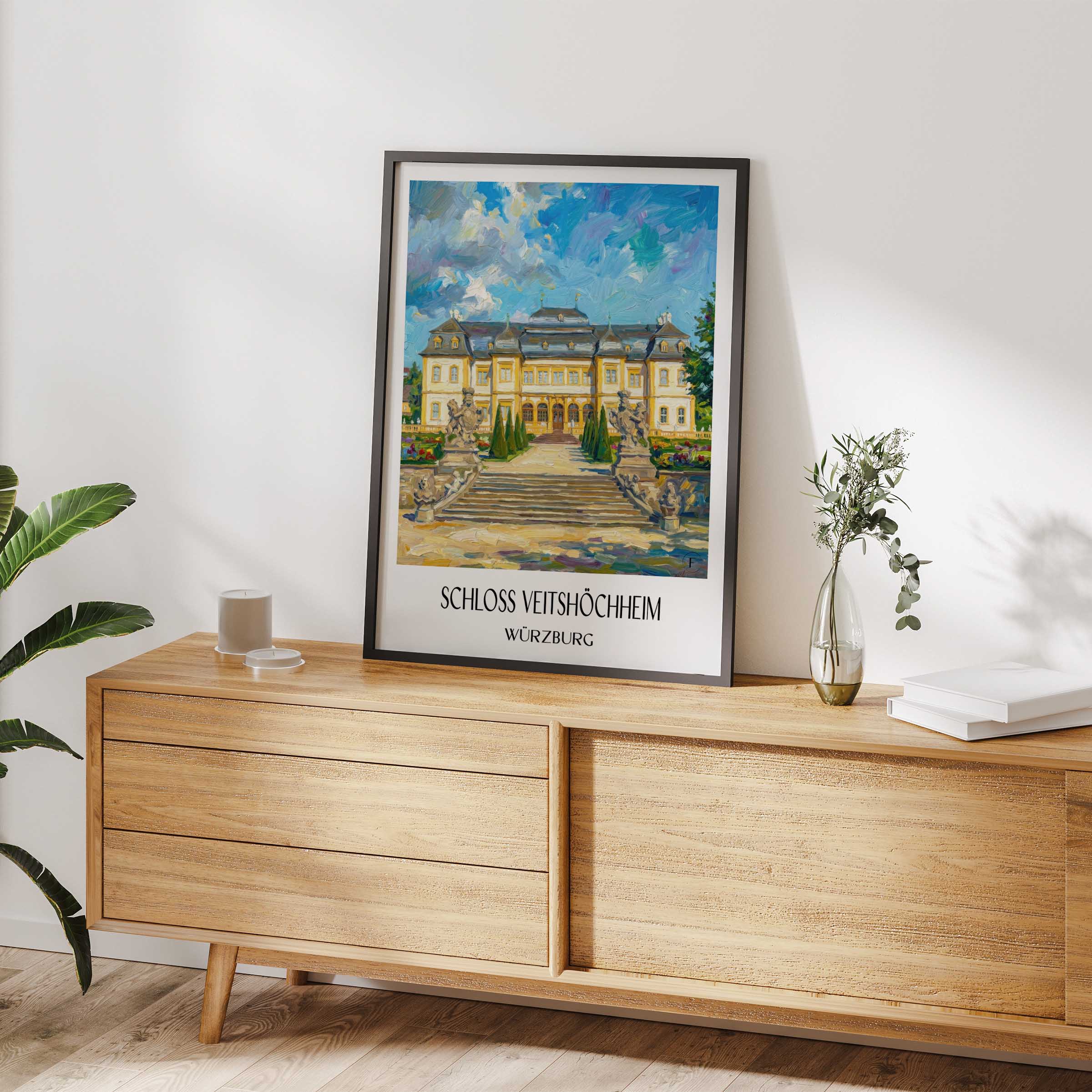 schloss-veitshöchheim-würzburg-deutschland-poster-oil-painting-oelgemaelde