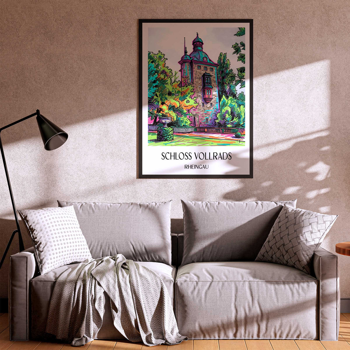 schloss-vollrads-rheingau-deutschland-poster-graffiti