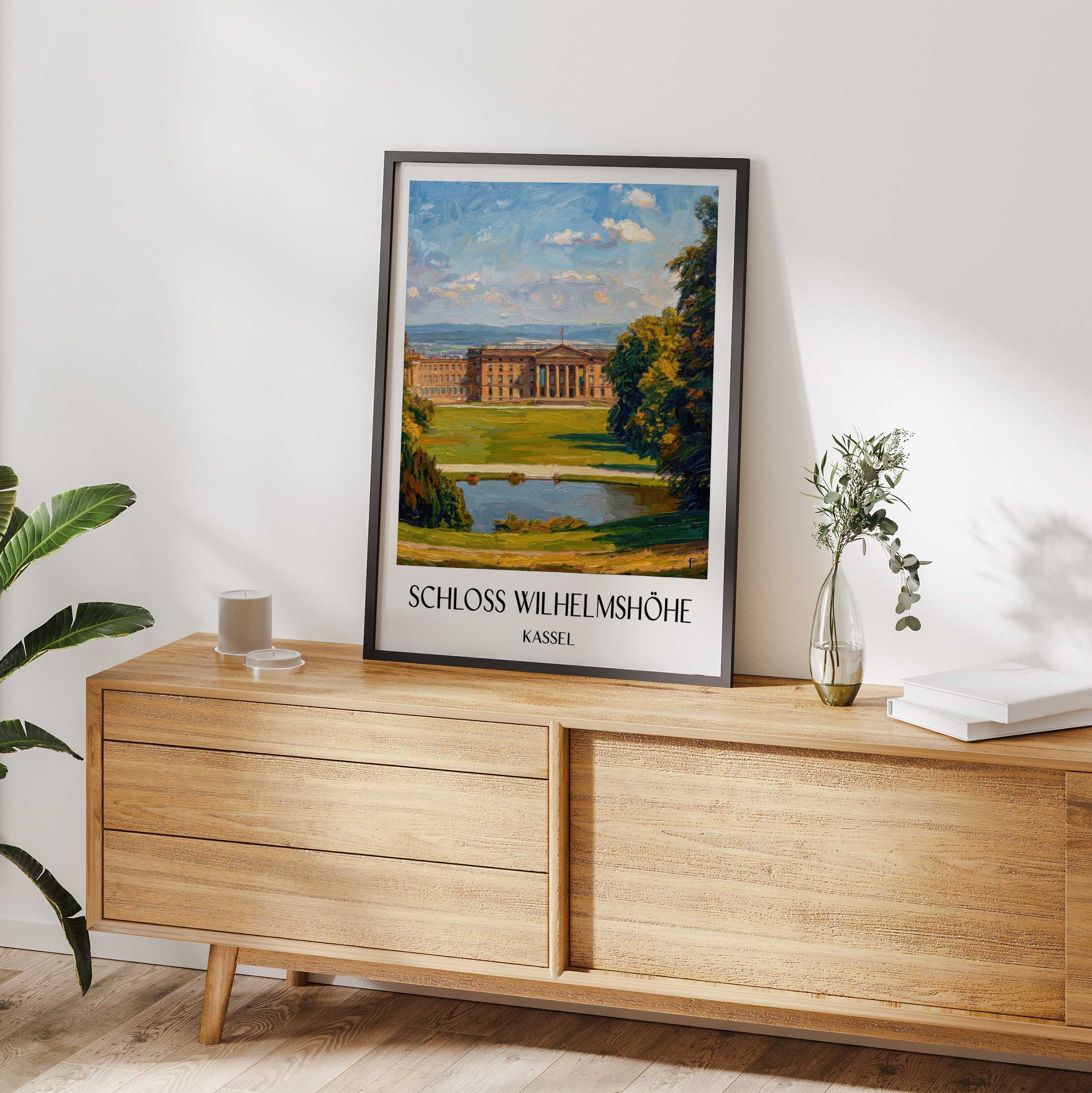 schloss-wilhelmshöhe-kassel-deutschland-poster-oil-painting-oelgemaelde
