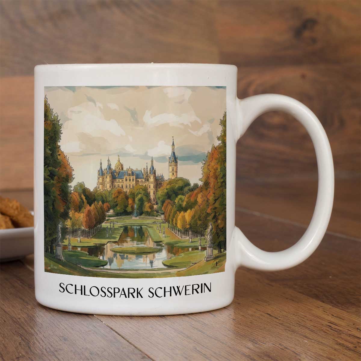 schlosspark-schwerin-deutschland-kaffeebecher-aquarell