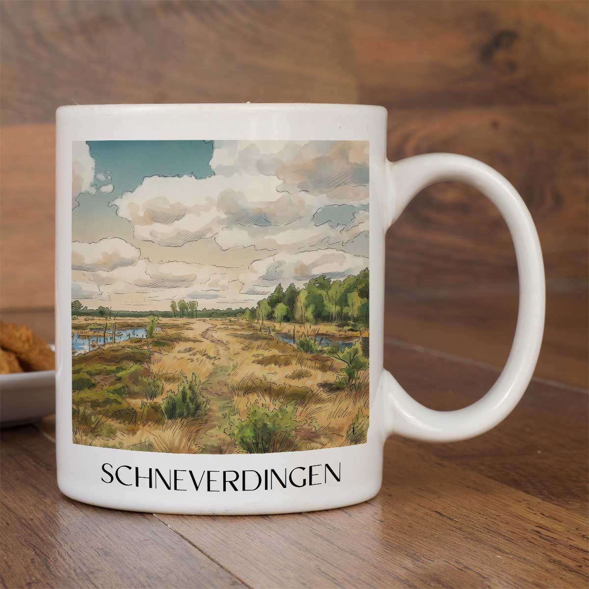 schneverdingen-lüneburger-heide-deutschland-kaffeebecher-aquarell