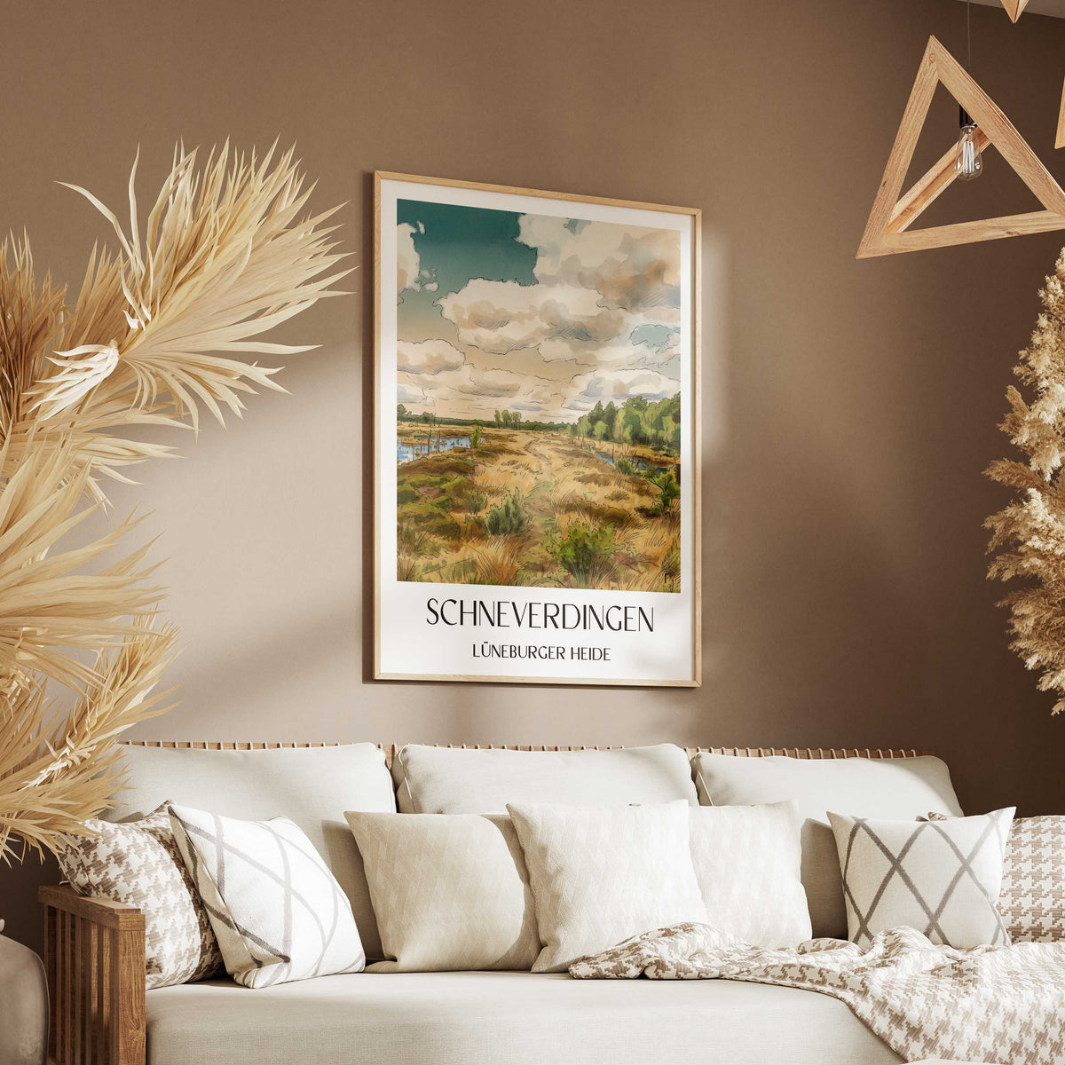 schneverdingen-lüneburger-heide-deutschland-poster-aquarell