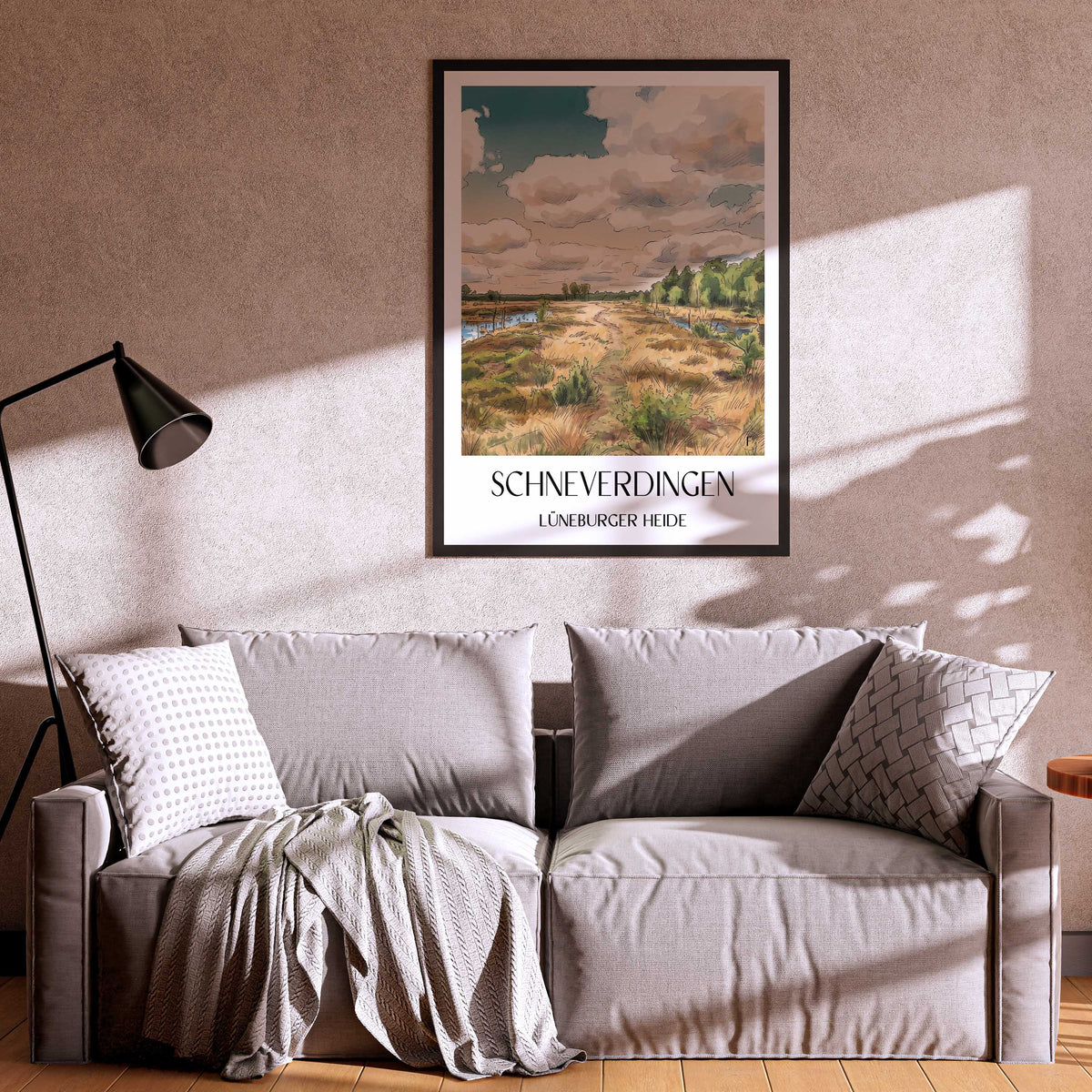 schneverdingen-lüneburger-heide-deutschland-poster-aquarell