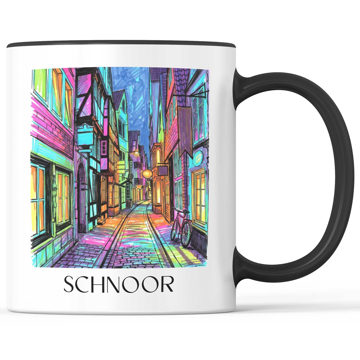 schnoor-bremen-deutschland-kaffeebecher-graffiti