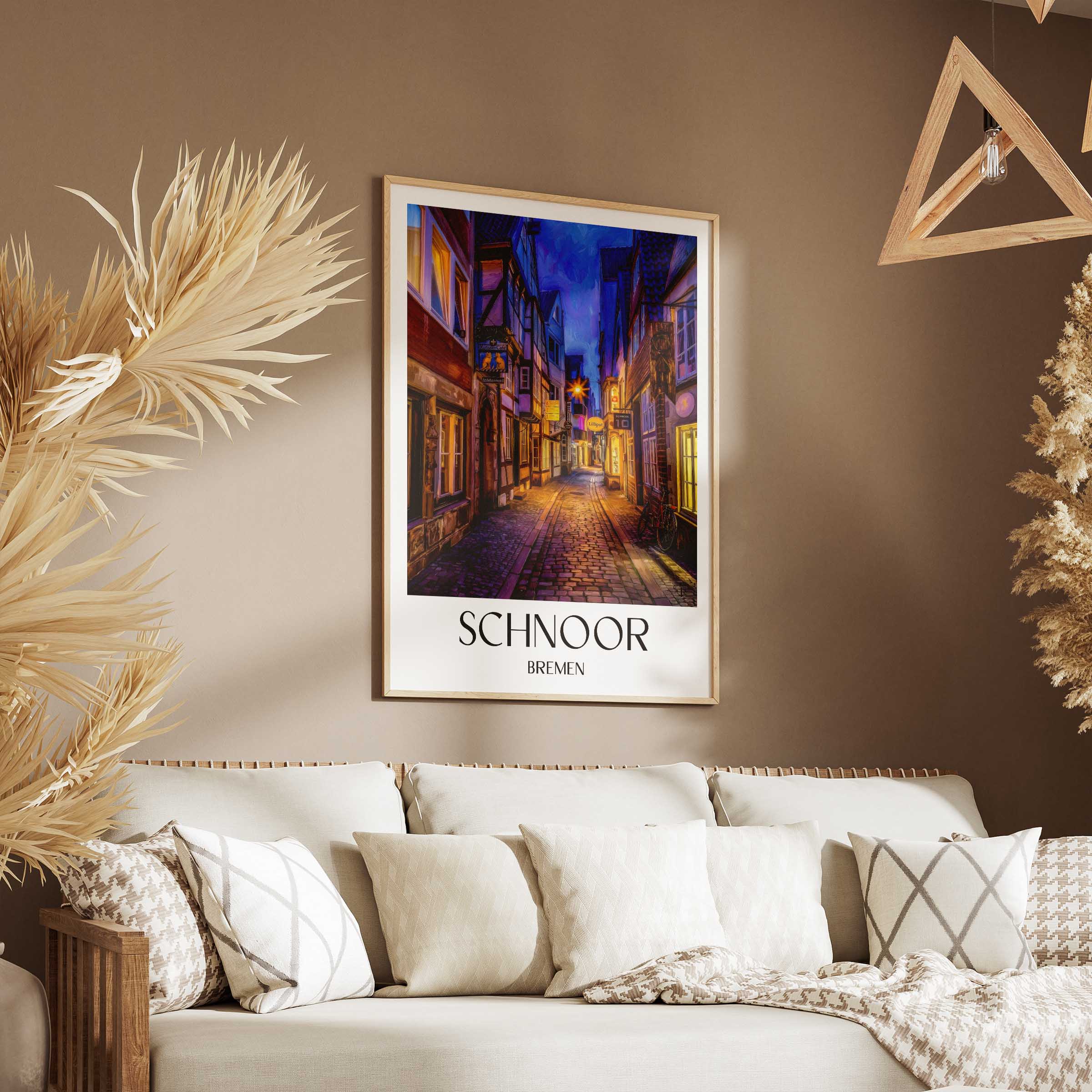 schnoor-bremen-deutschland-poster-oil-painting-oelgemaelde