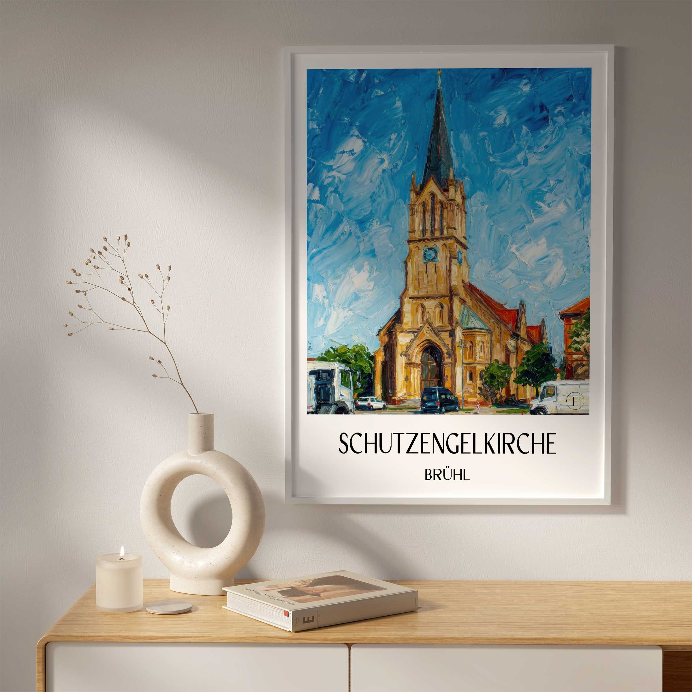 schutzengelkirche-brühl-deutschland-poster-oil-painting-oelgemaelde