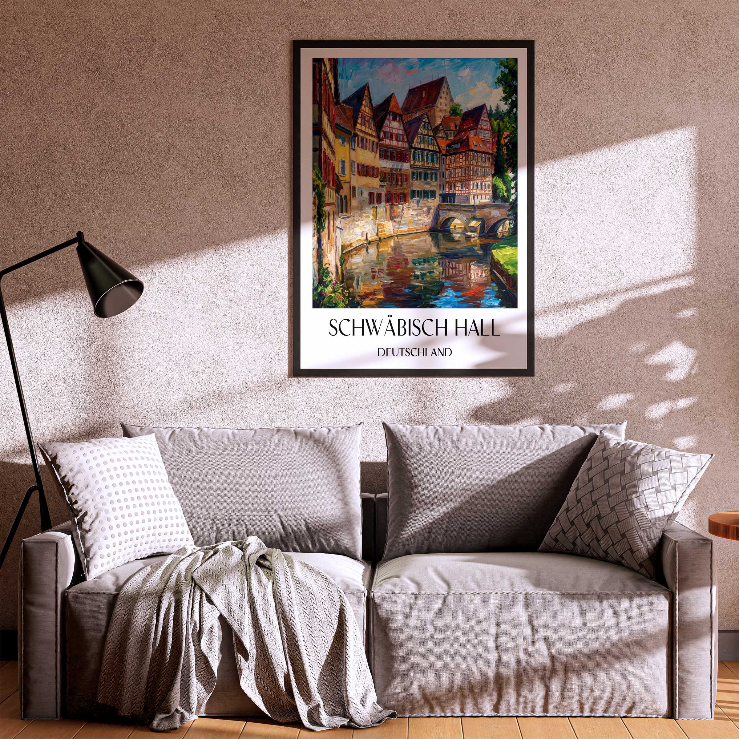 schwäbisch-hall-deutschland-poster-oil-painting-oelgemaelde