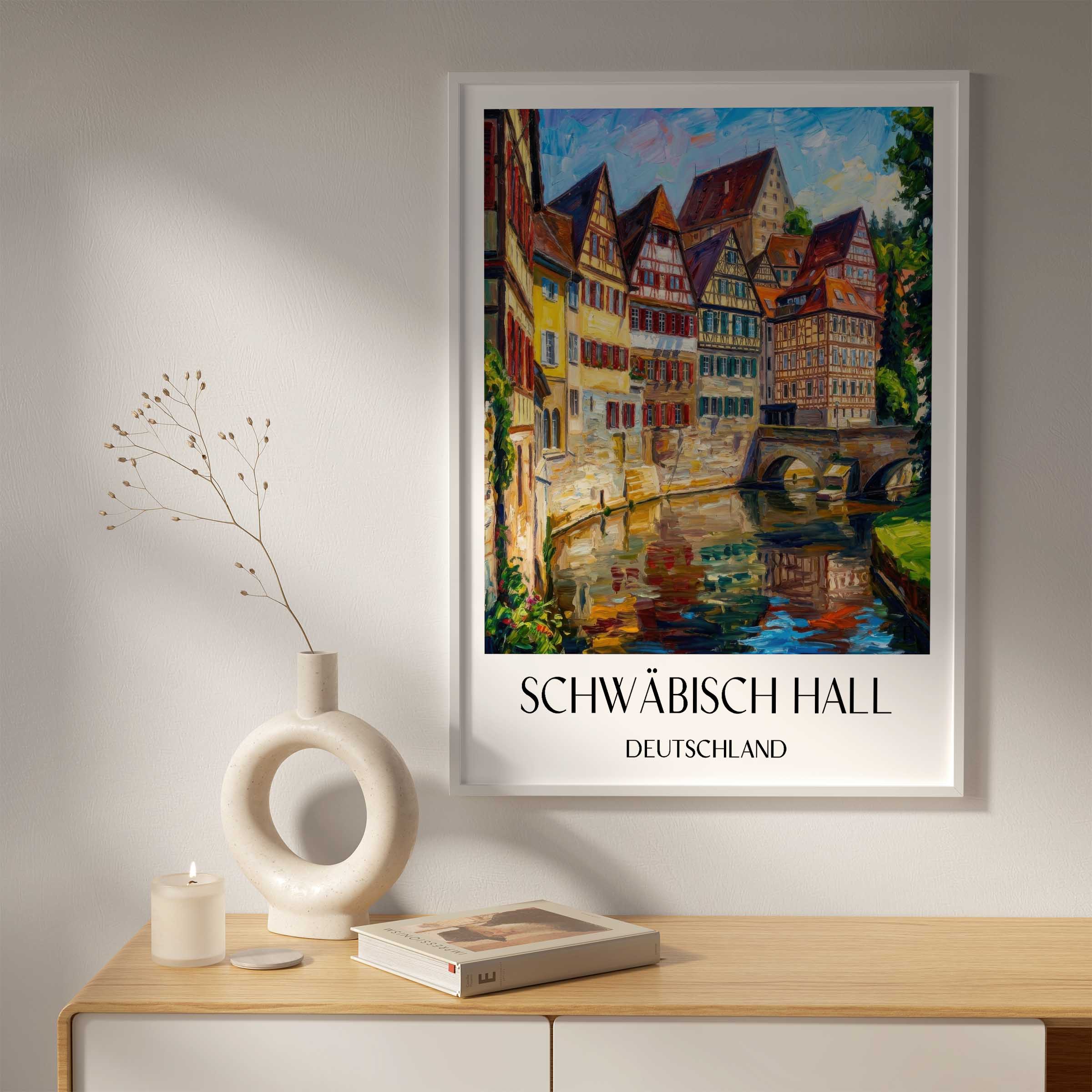 schwäbisch-hall-deutschland-poster-oil-painting-oelgemaelde