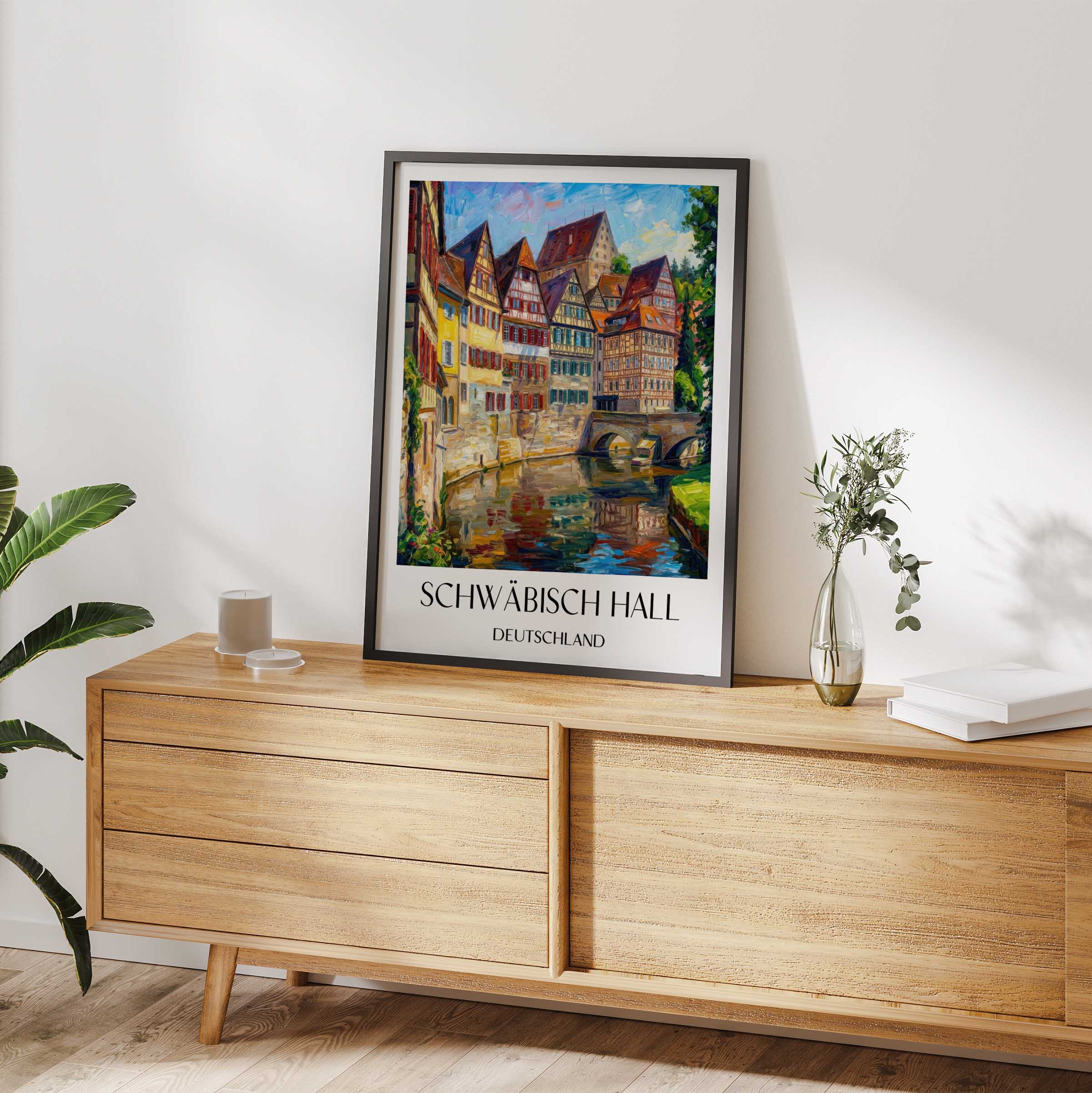 schwäbisch-hall-deutschland-poster-oil-painting-oelgemaelde