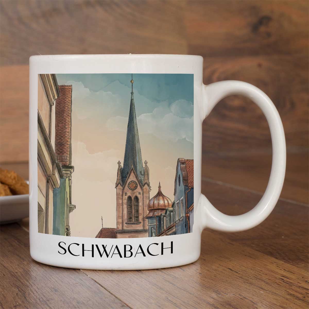 schwabach-mittelfranken-deutschland-kaffeebecher-aquarell