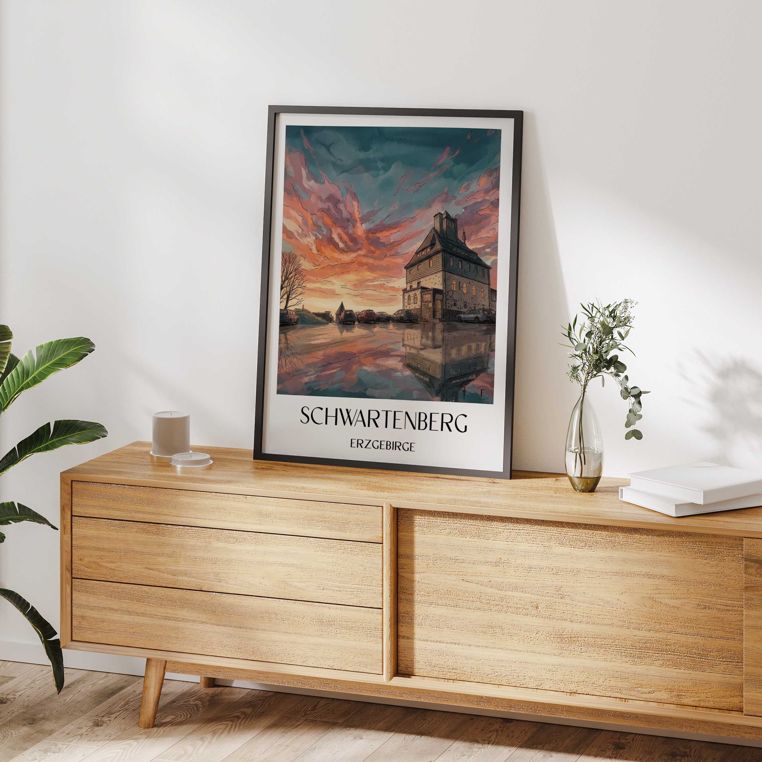 schwartenberg-erzgebirge-deutschland-poster-aquarell