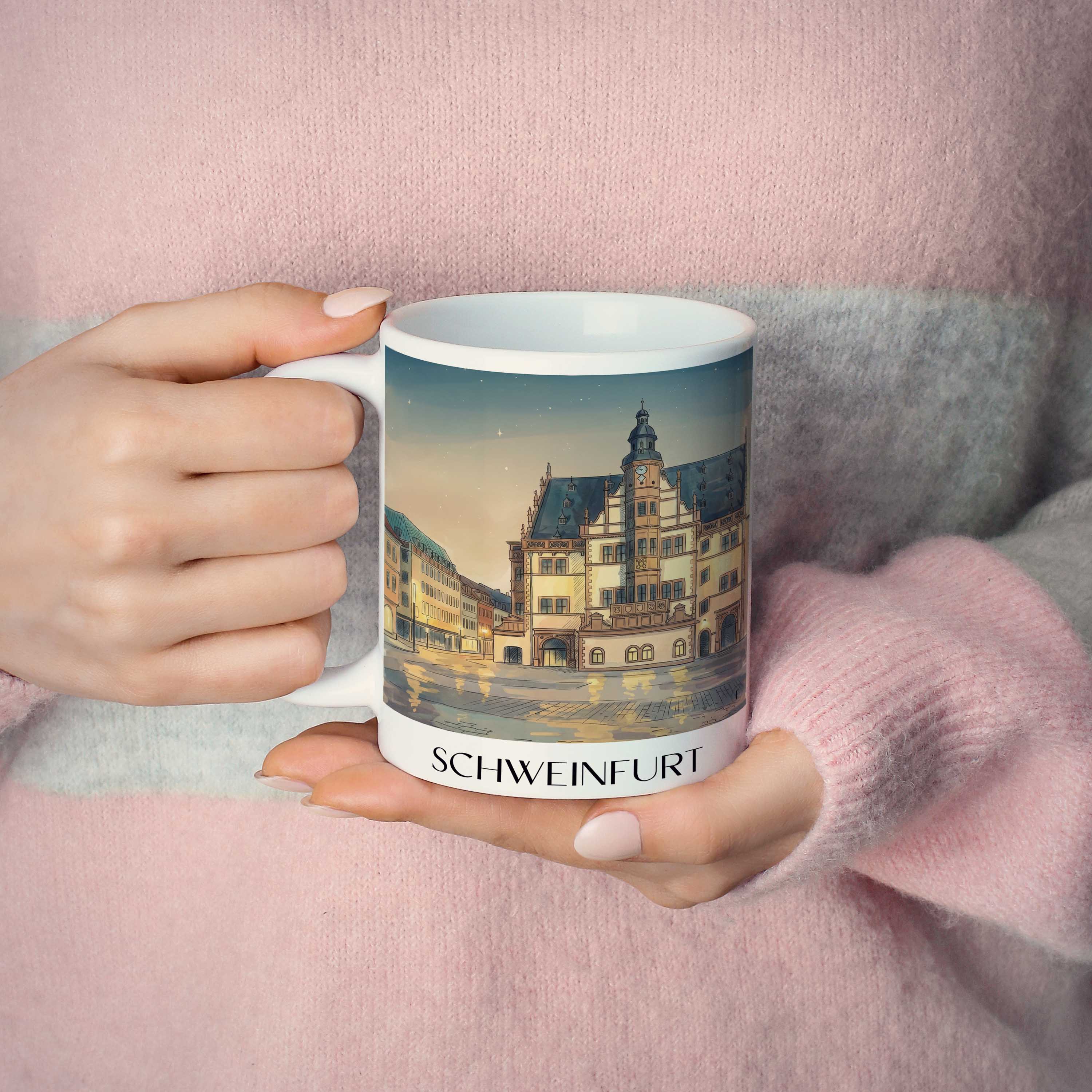schweinfurt-deutschland-kaffeebecher-aquarell