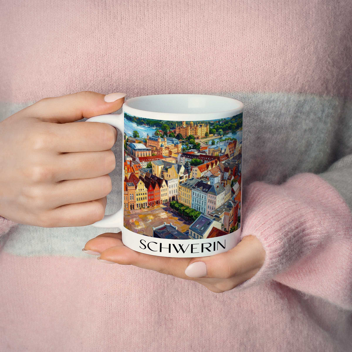 schwerin-mecklenburg-deutschland-kaffeebecher-oil-painting-oelgemaelde