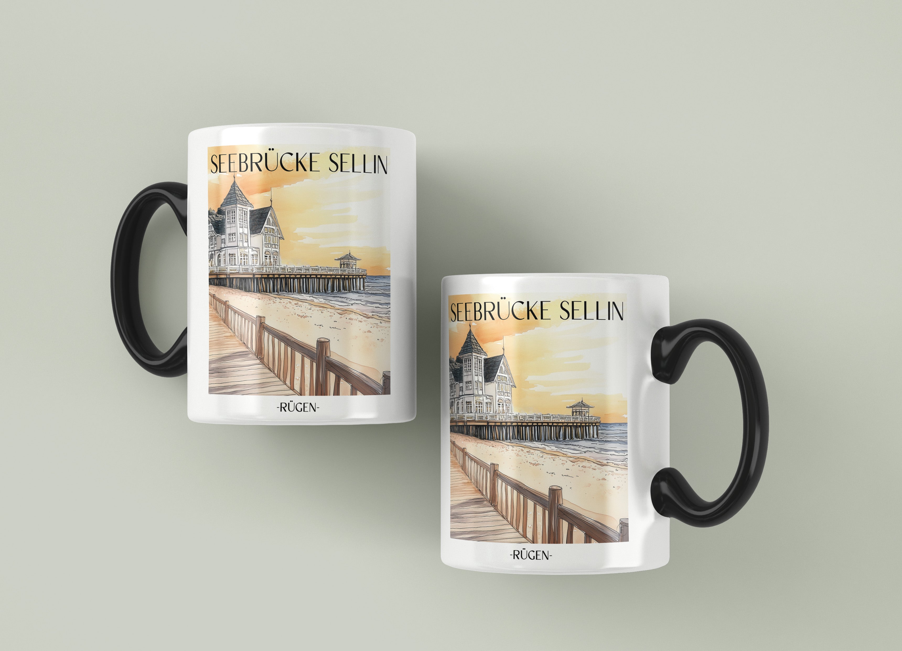 seebrücke-sellin-rügen-deutschland-einkaufstasche-aquarell