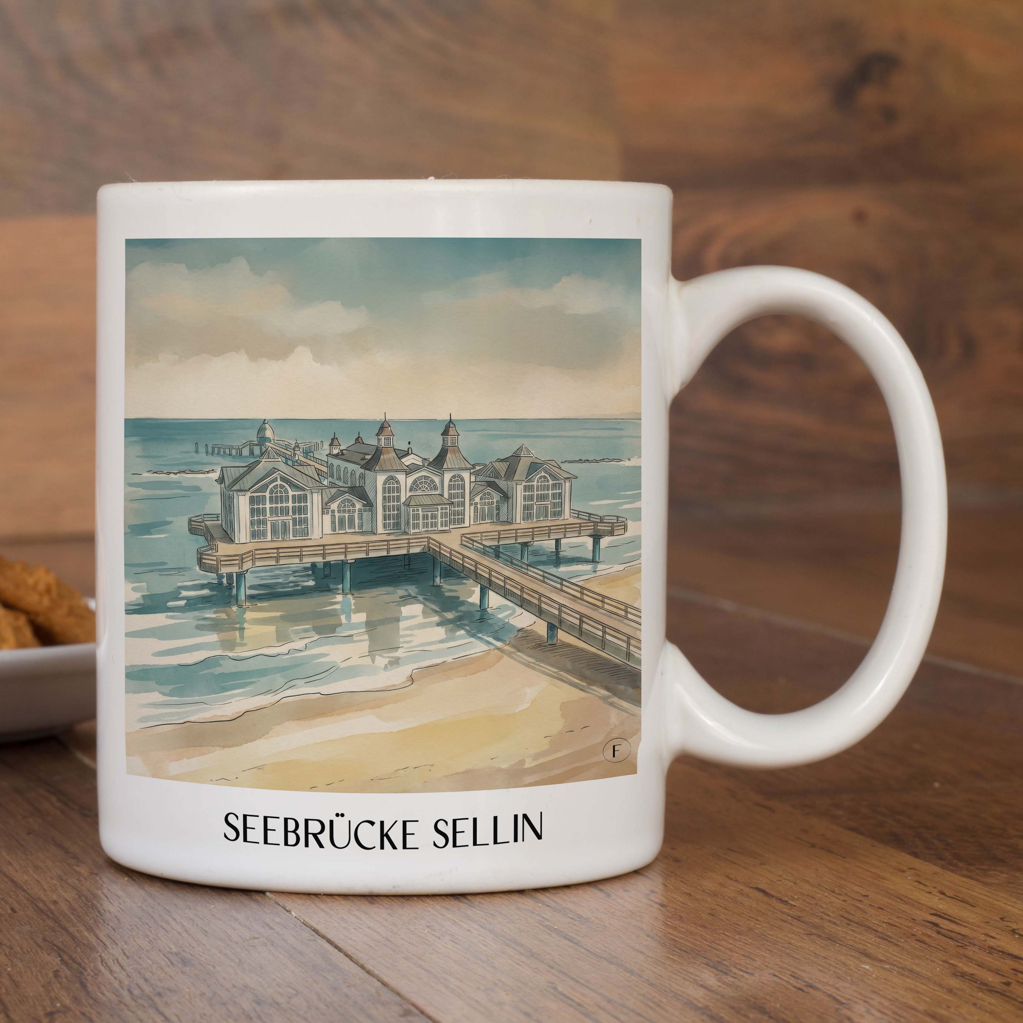 seebrücke-sellin-rügen-deutschland-kaffeebecher-aquarell