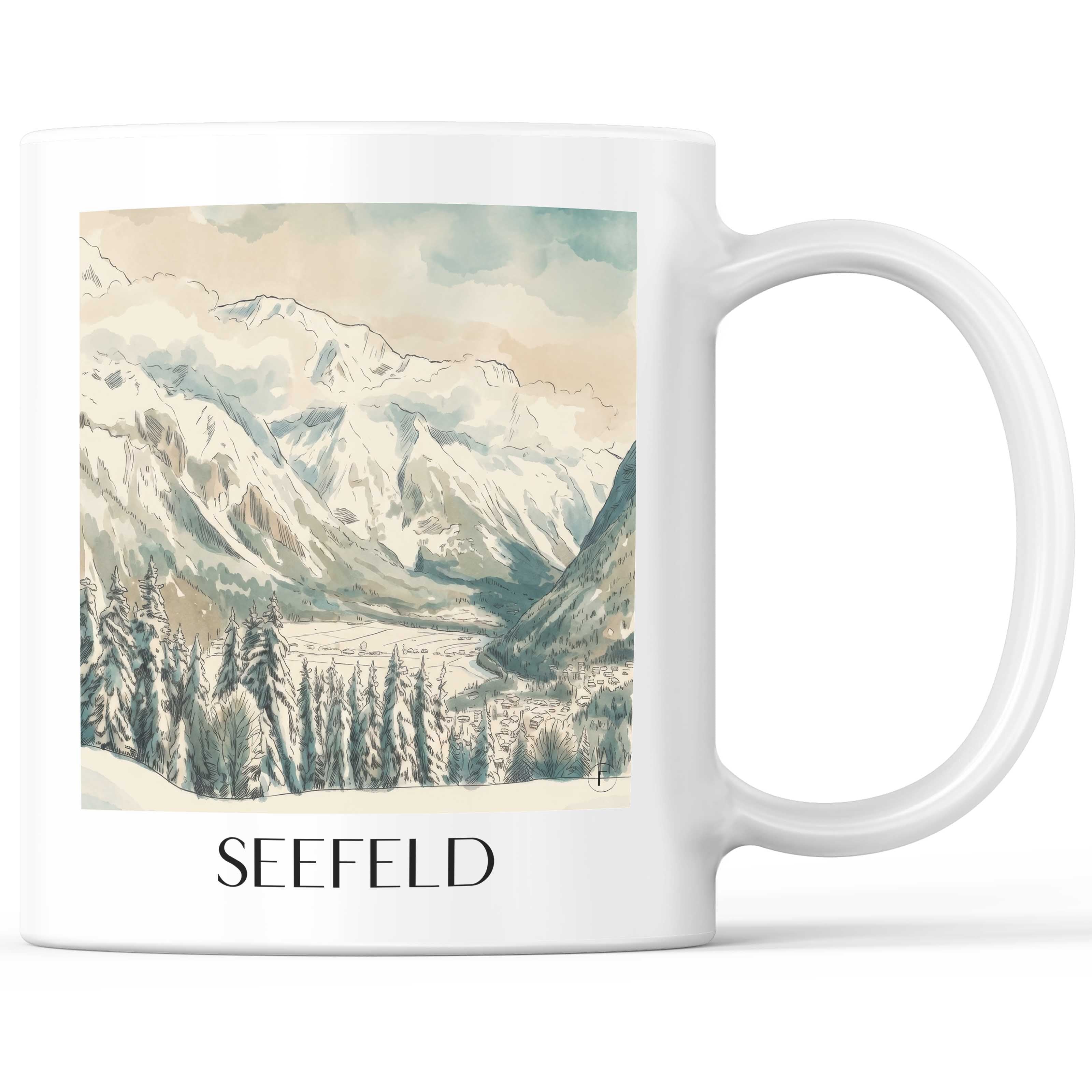 seefeld-tirol-österreich-kaffeebecher-aquarell