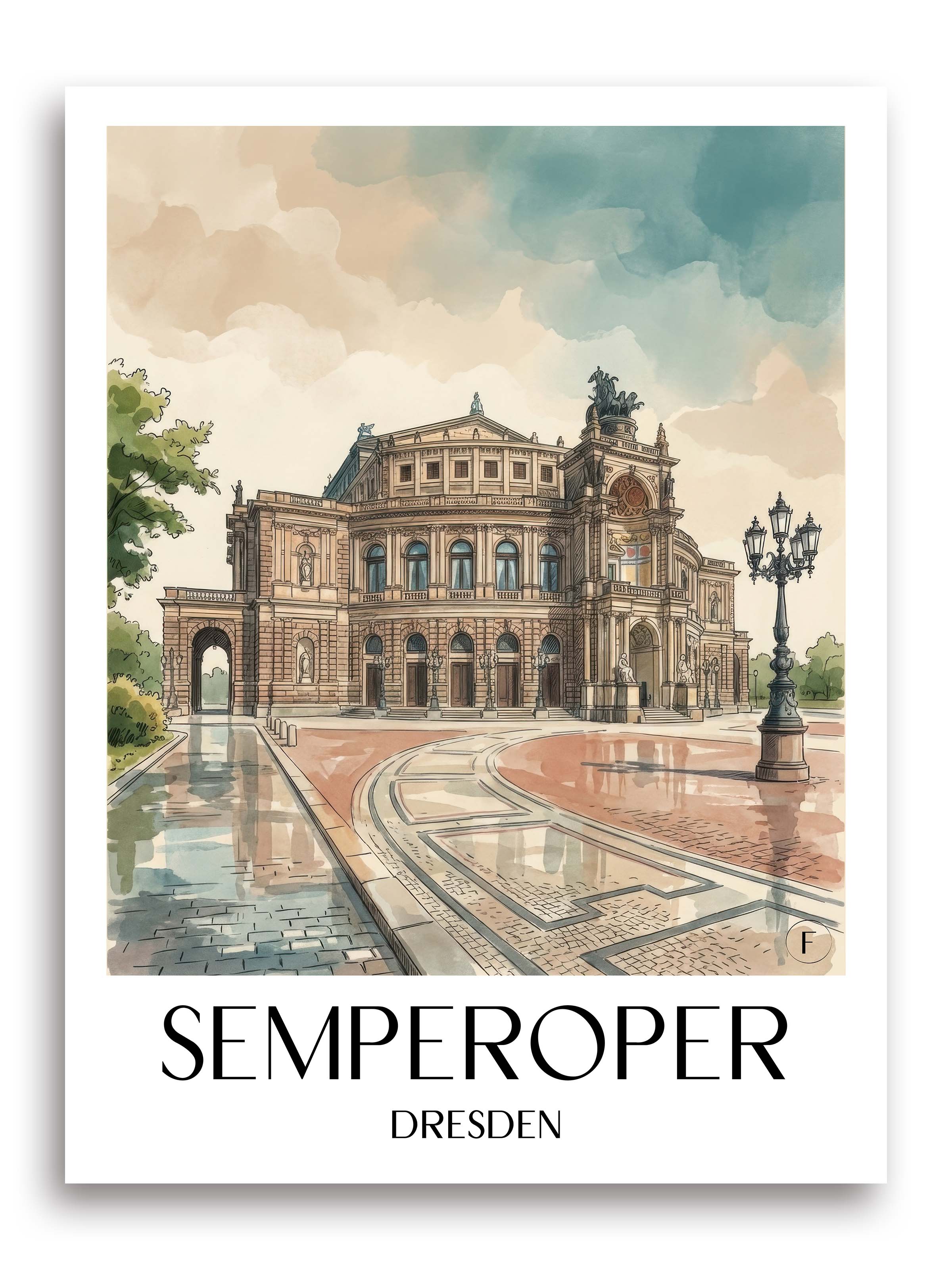 semperoper-dresden-deutschland-poster-aquarell