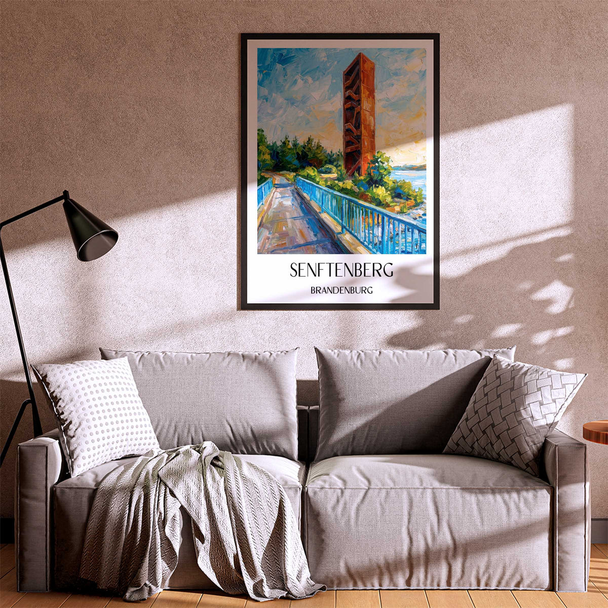 senftenberg-brandenburg-deutschland-poster-oil-painting-oelgemaelde